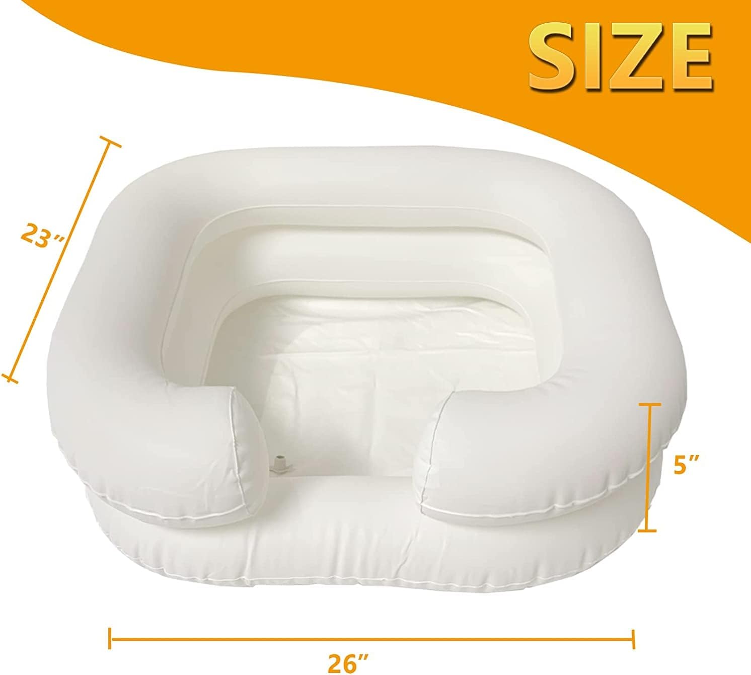 Lavabo inflable para cabello
