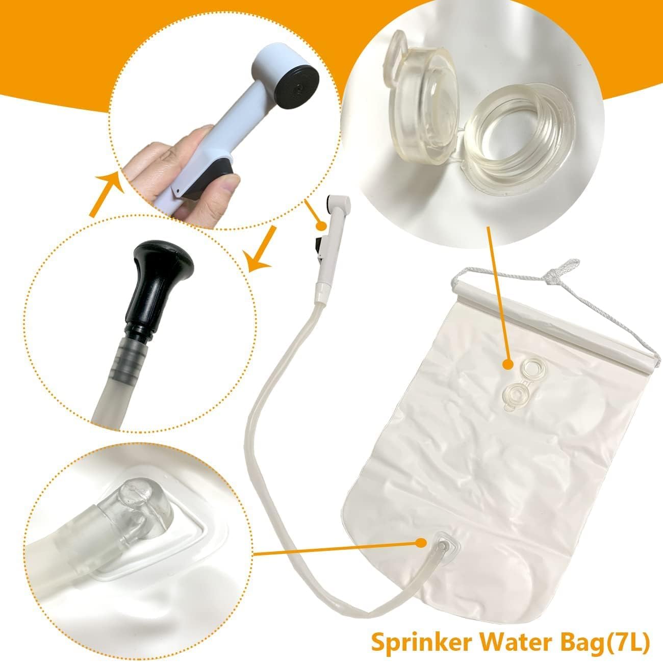 Lavabo inflable para cabello
