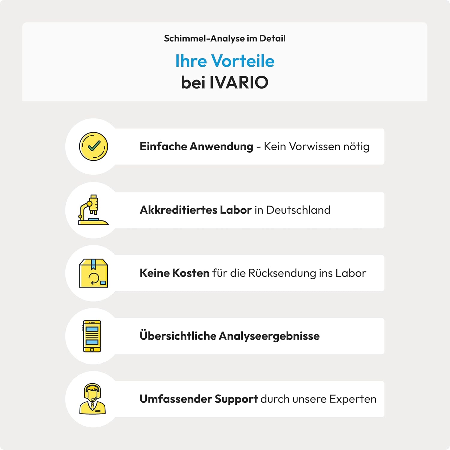 Prueba de moho interior IVARIO
