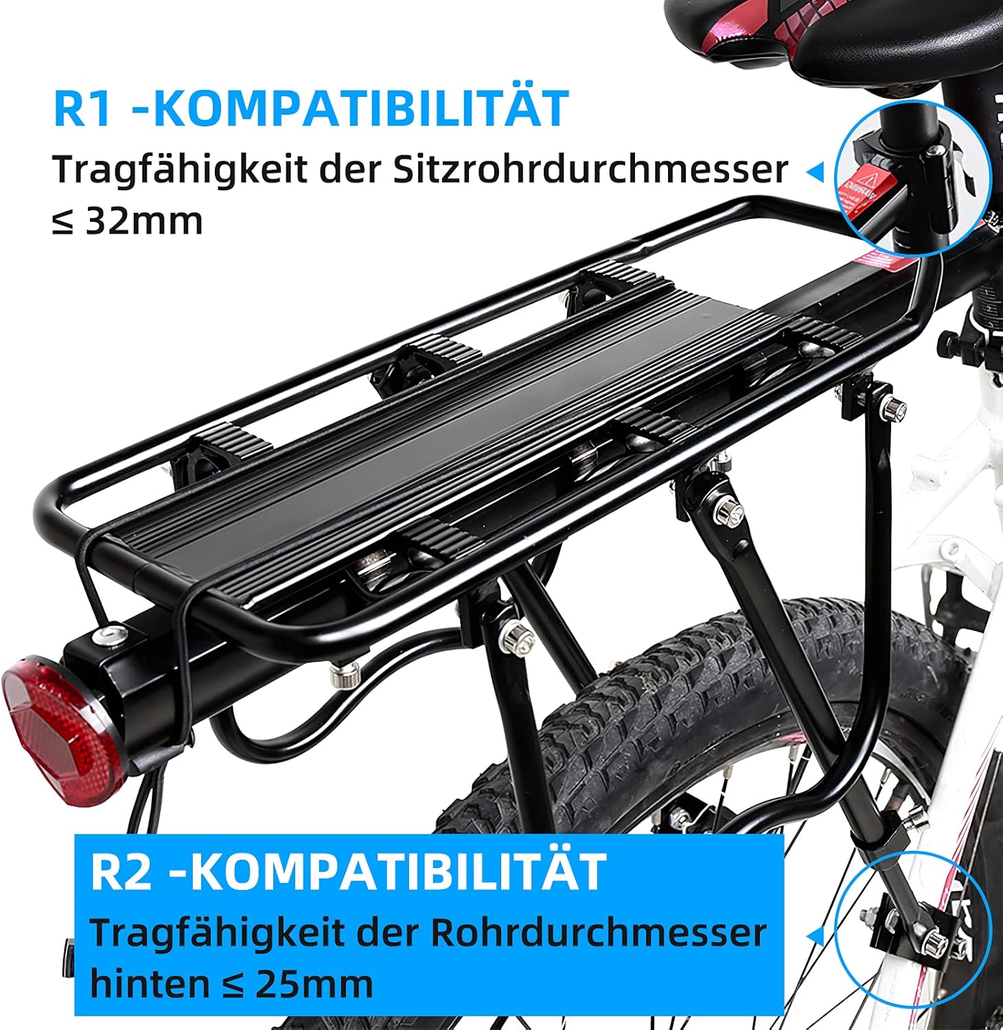 Portaequipaje universal bicicleta