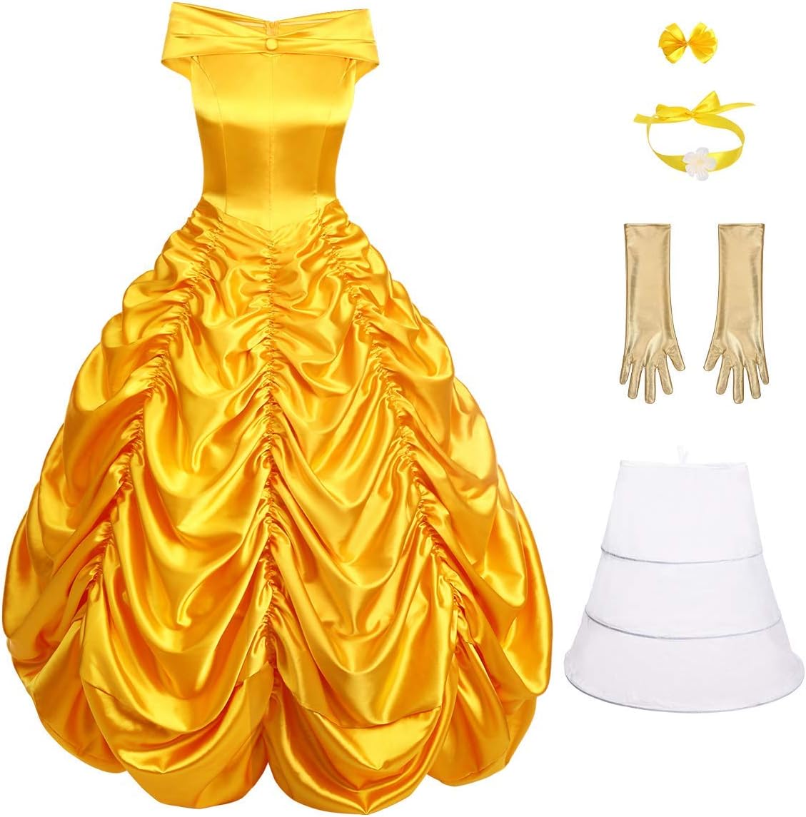 Vestido de Princesa Amarillo
