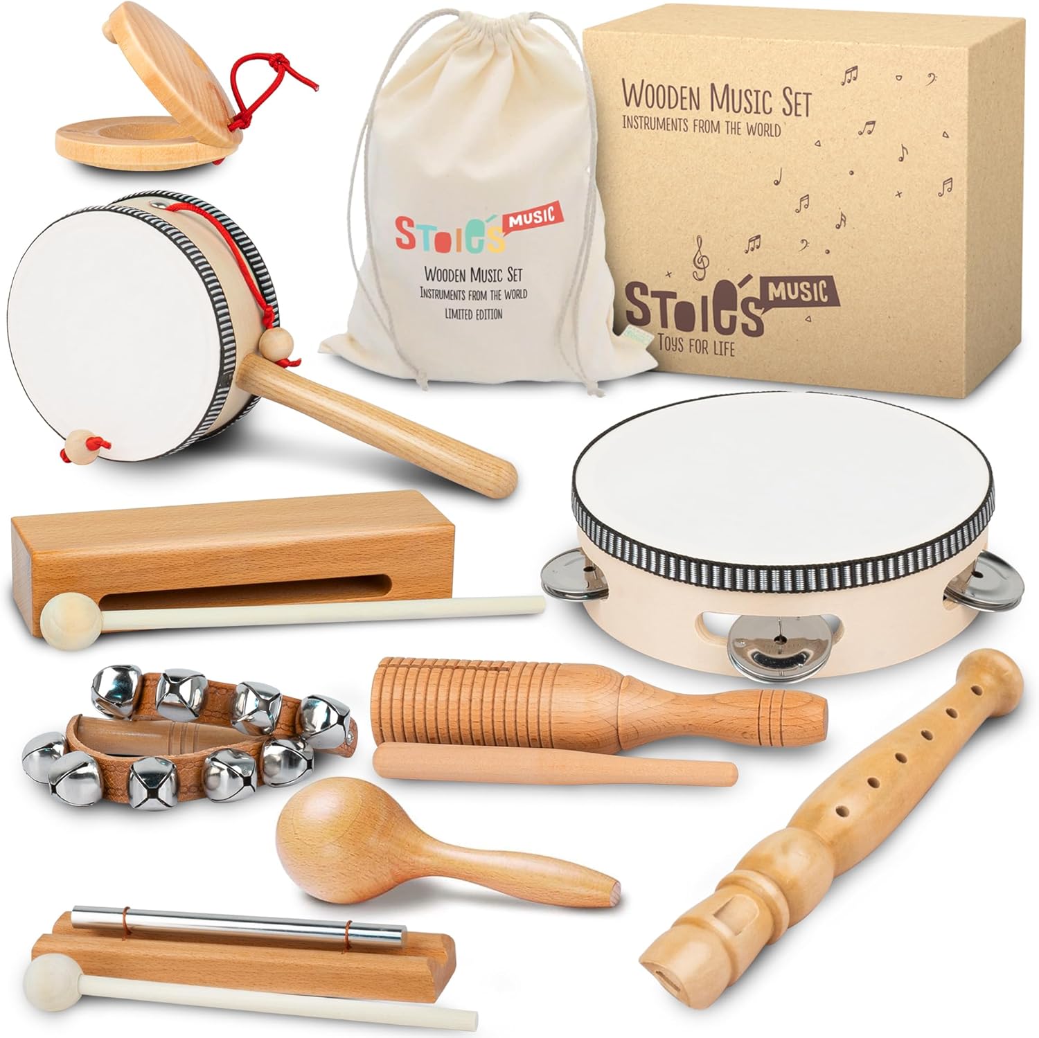 Maracas y Pandereta Infantil