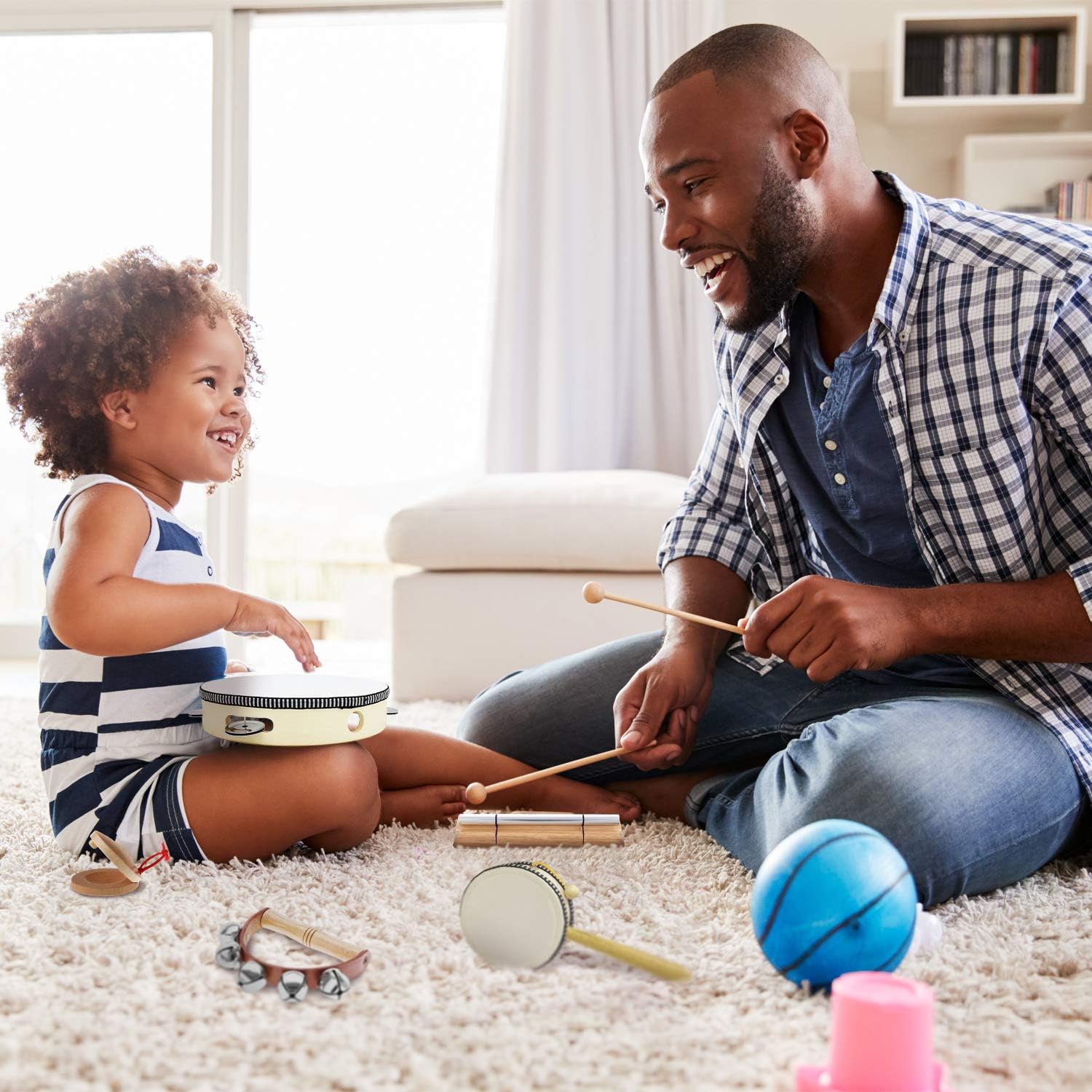Maracas y Pandereta Infantil
