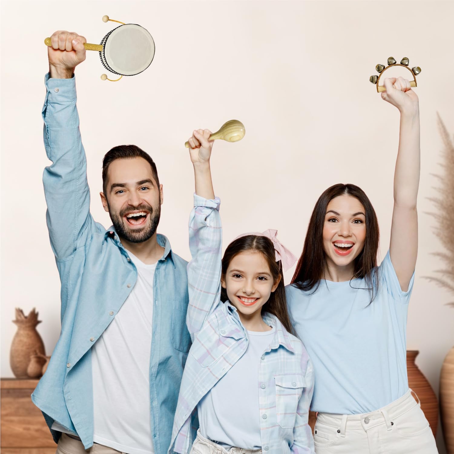 Maracas y Pandereta Infantil