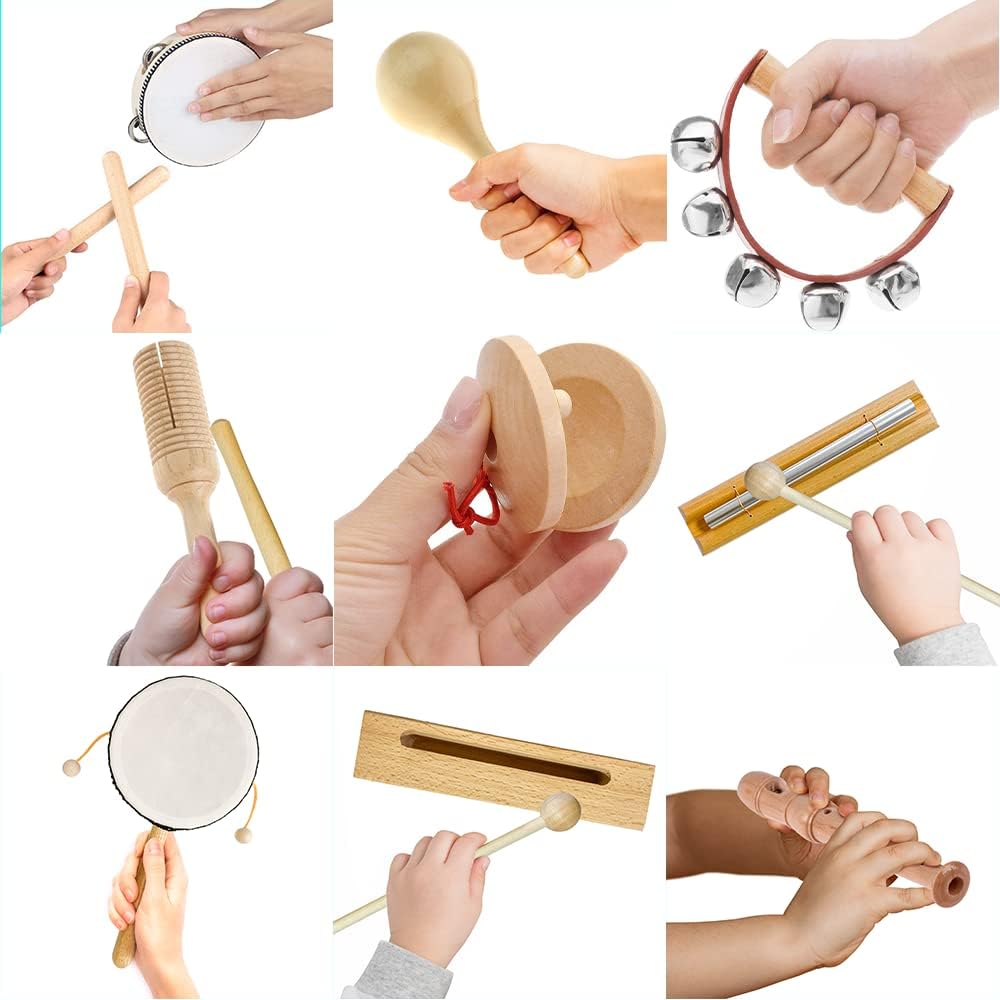Maracas y Pandereta Infantil