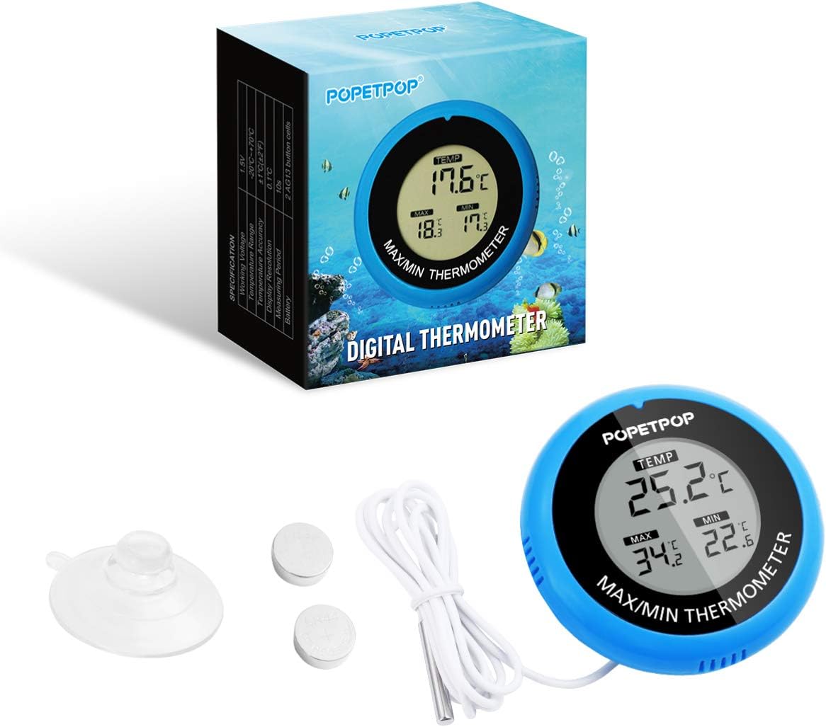 Termómetro digital para acuario