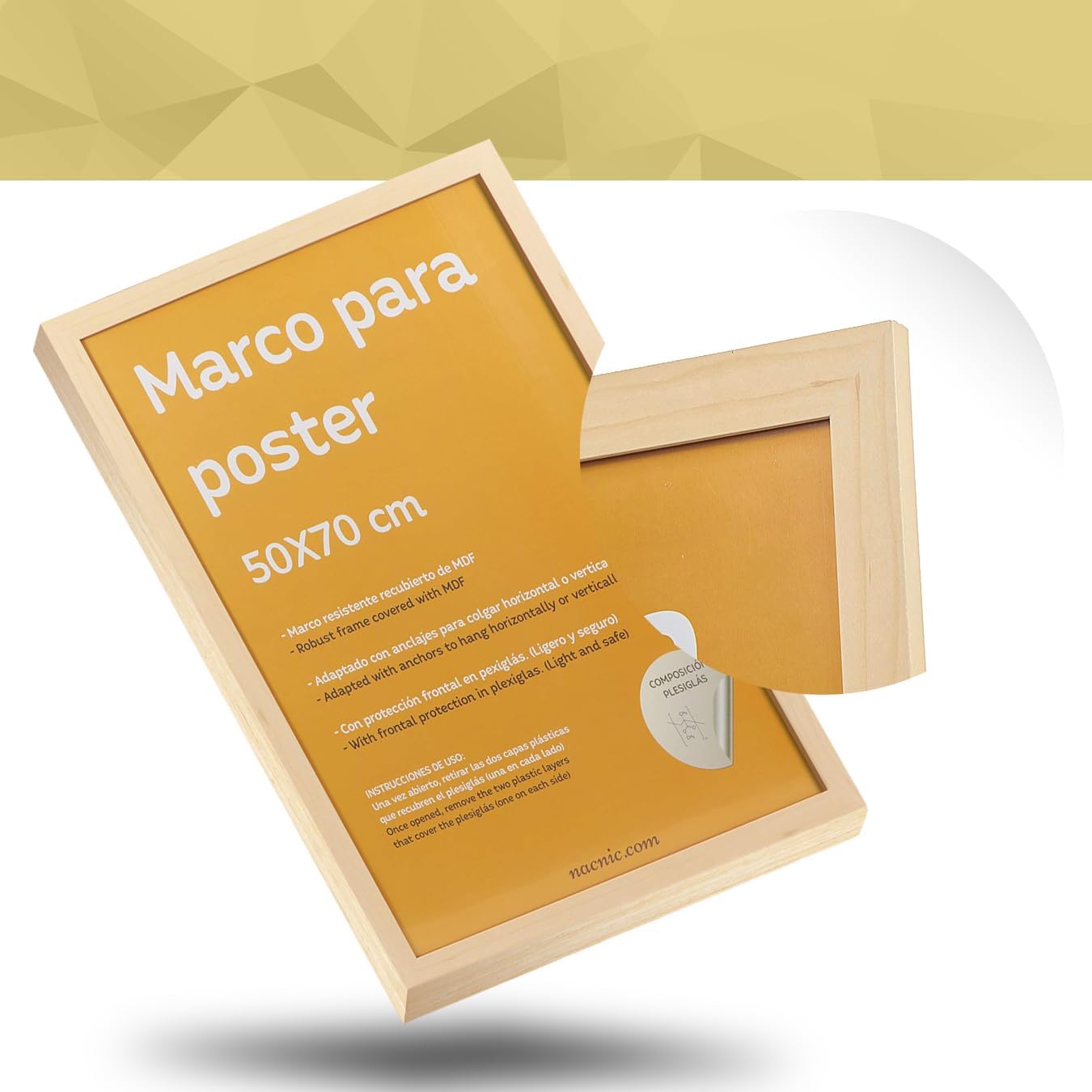 Marcos MDF 50x70 cm - Set 3