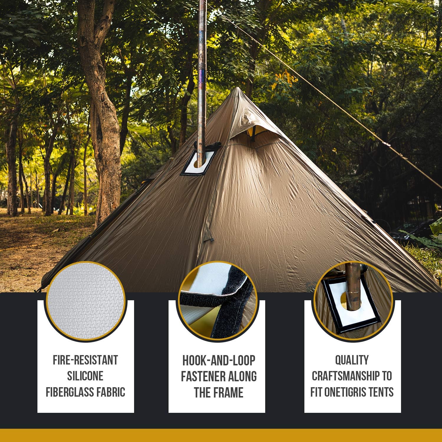Tienda Teepee Black Orca 2p