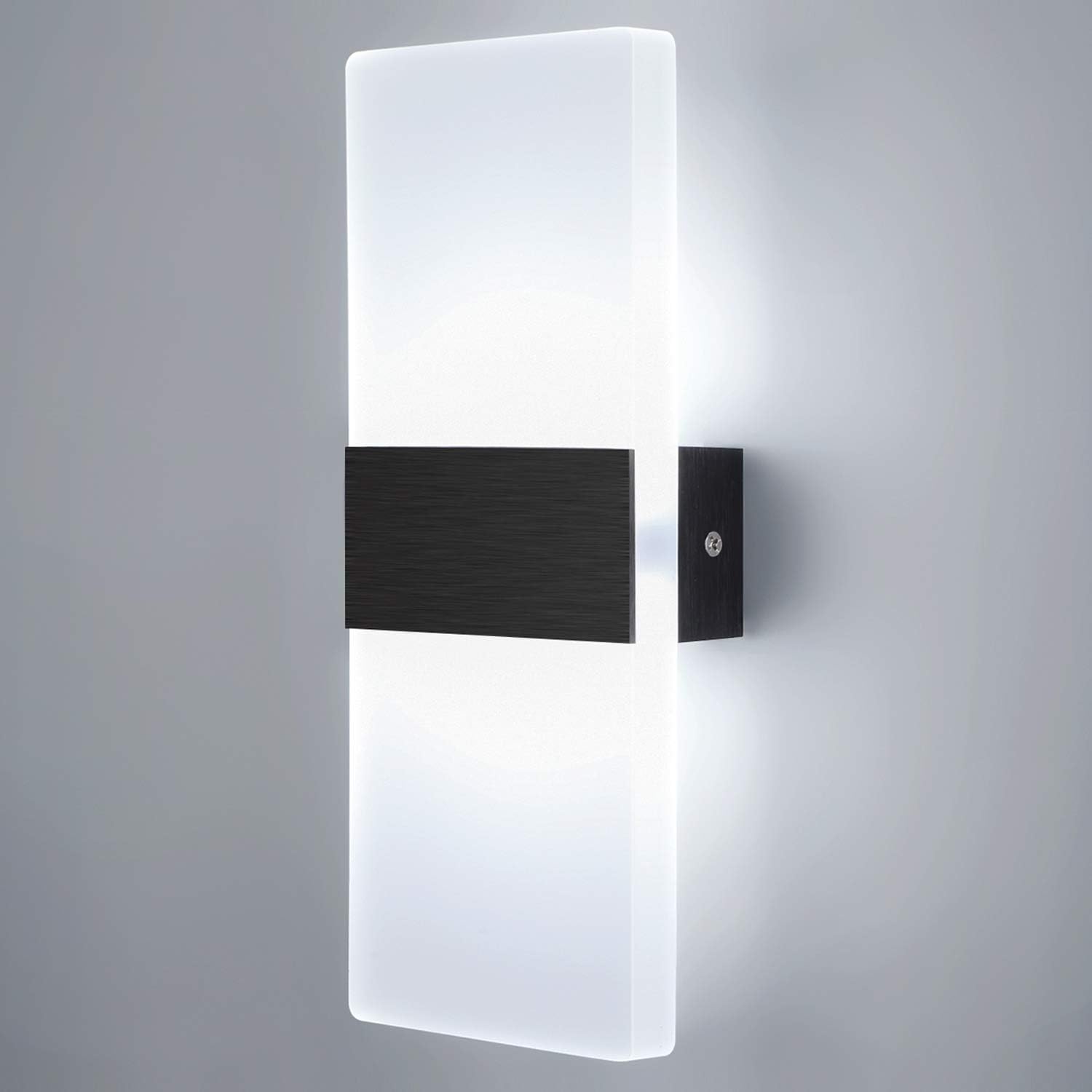 Lámpara de Pared LED 12W Negra