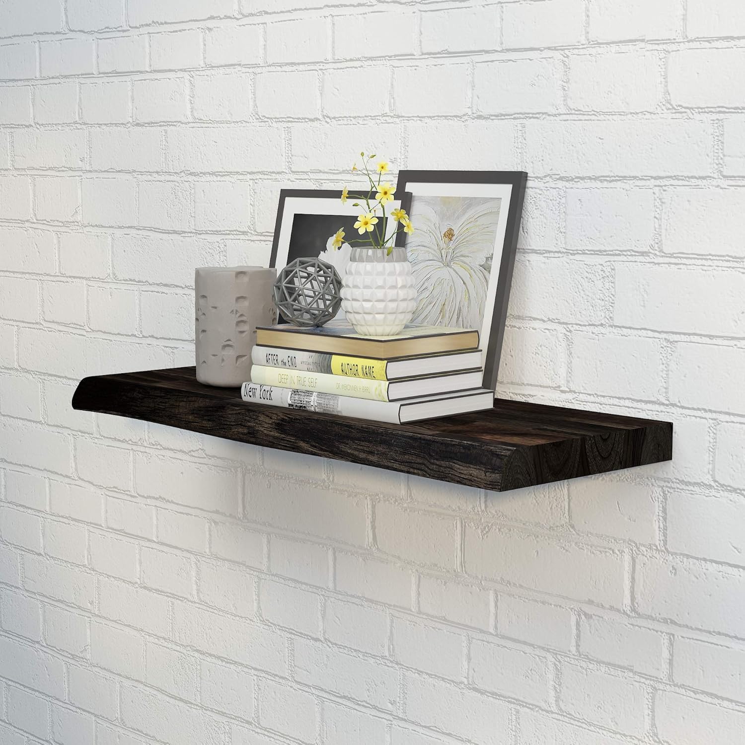 Estante Flotante Acacia 700mm