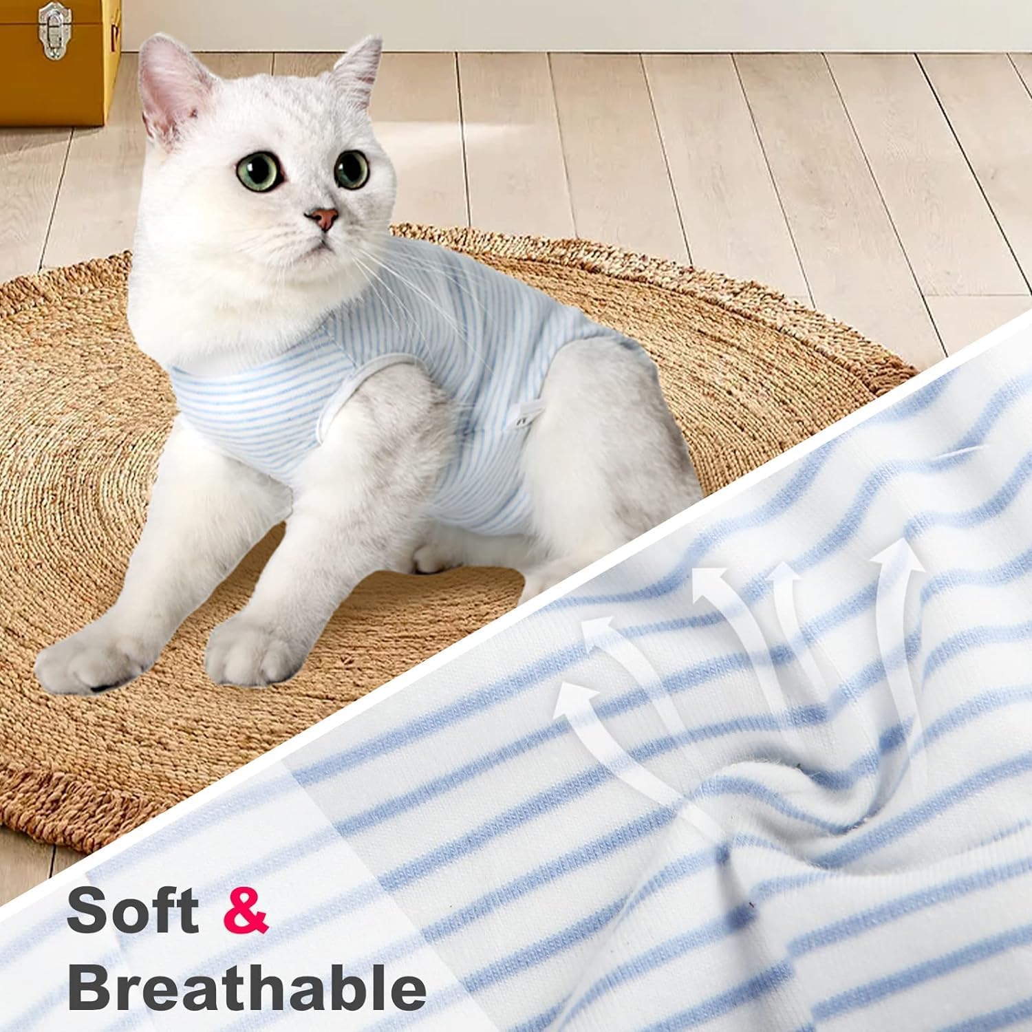 Camiseta de recuperación para gatos
