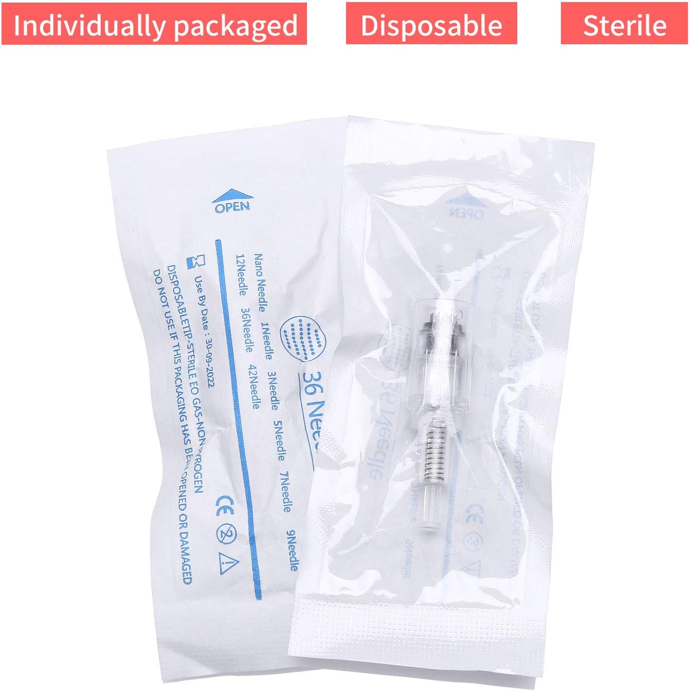 Agujas estériles para microneedling