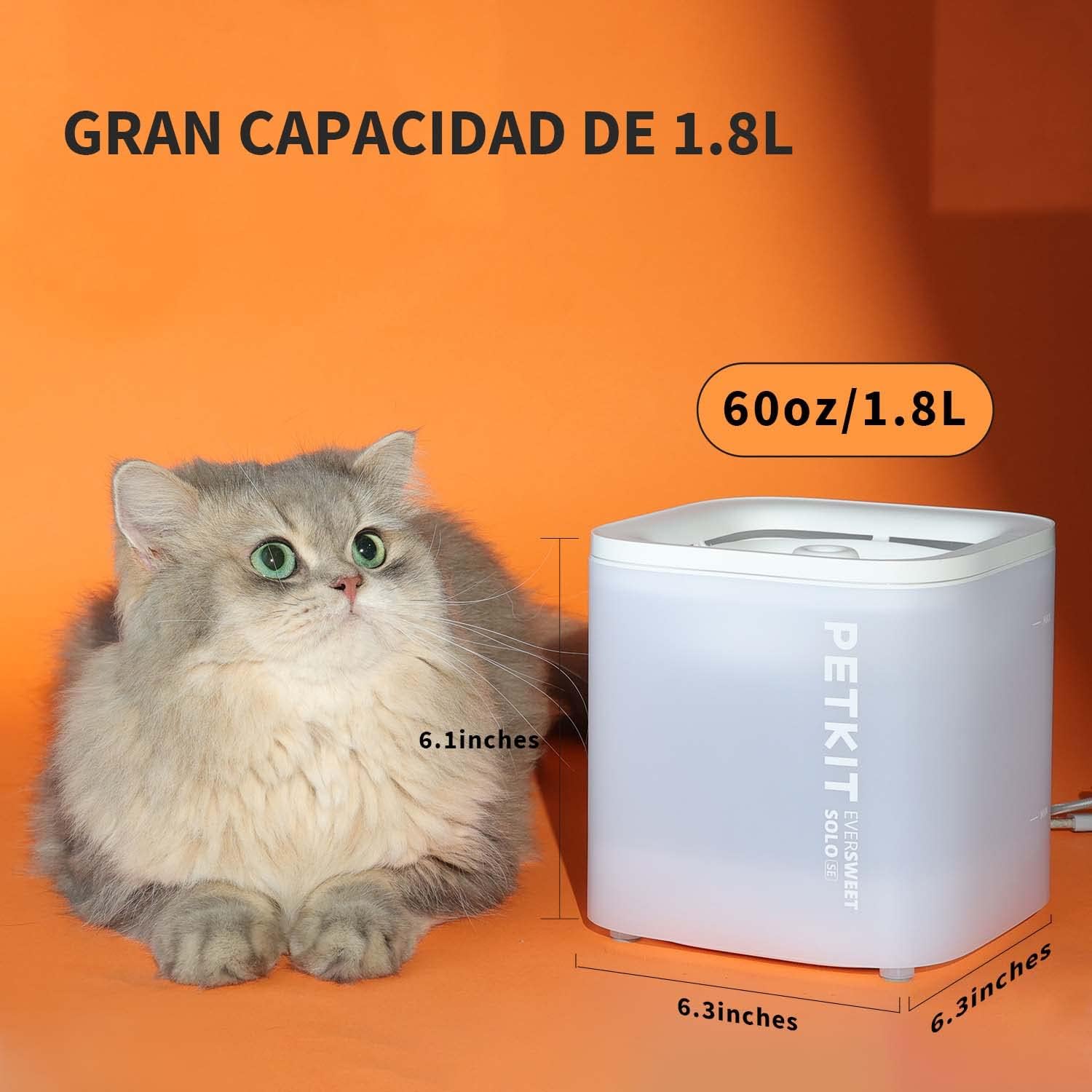 Fuente Automática PETKIT 1,85L