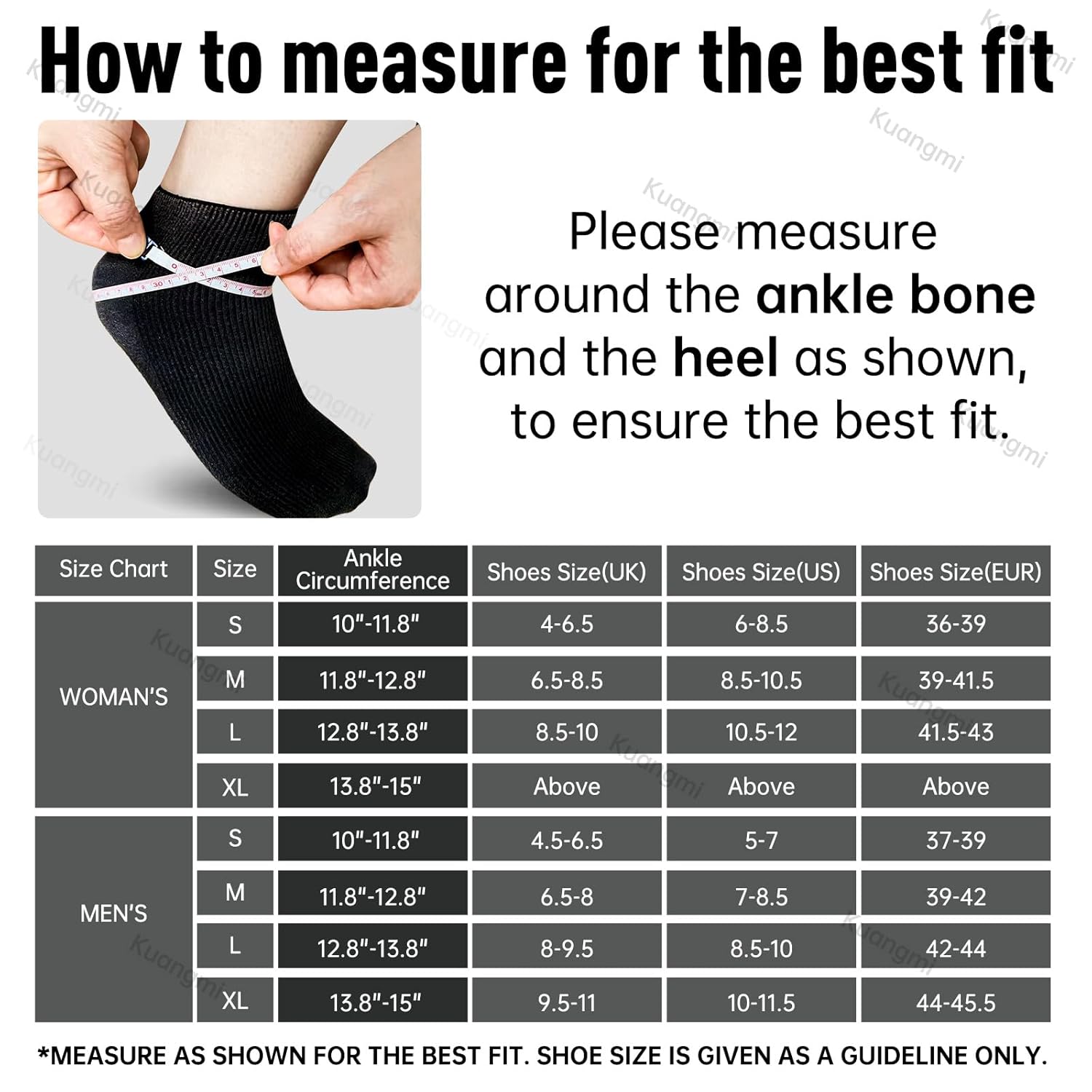 Tobillera Kuangmi con estabilizadores