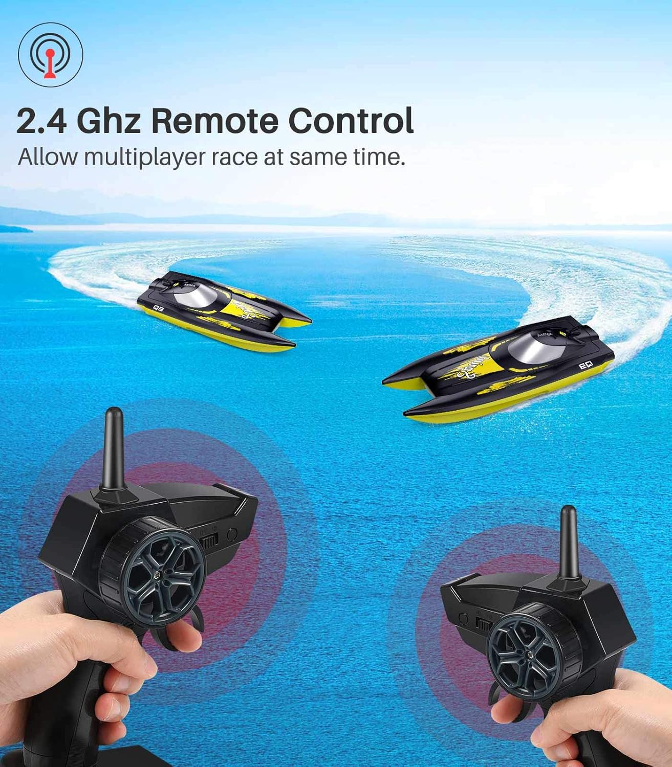 Barco RC SYMA 2,4 GHz alta velocidad