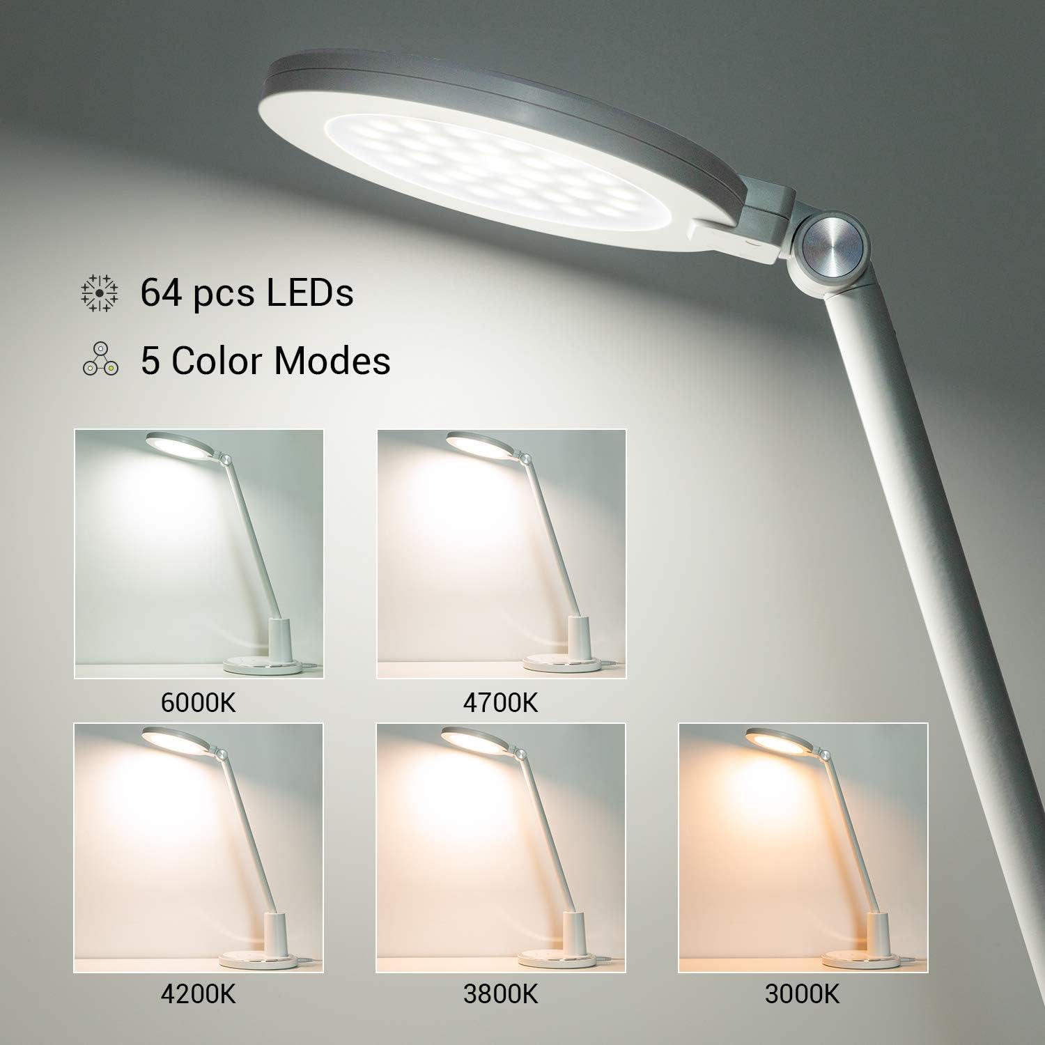 Lámpara de escritorio LED 12W