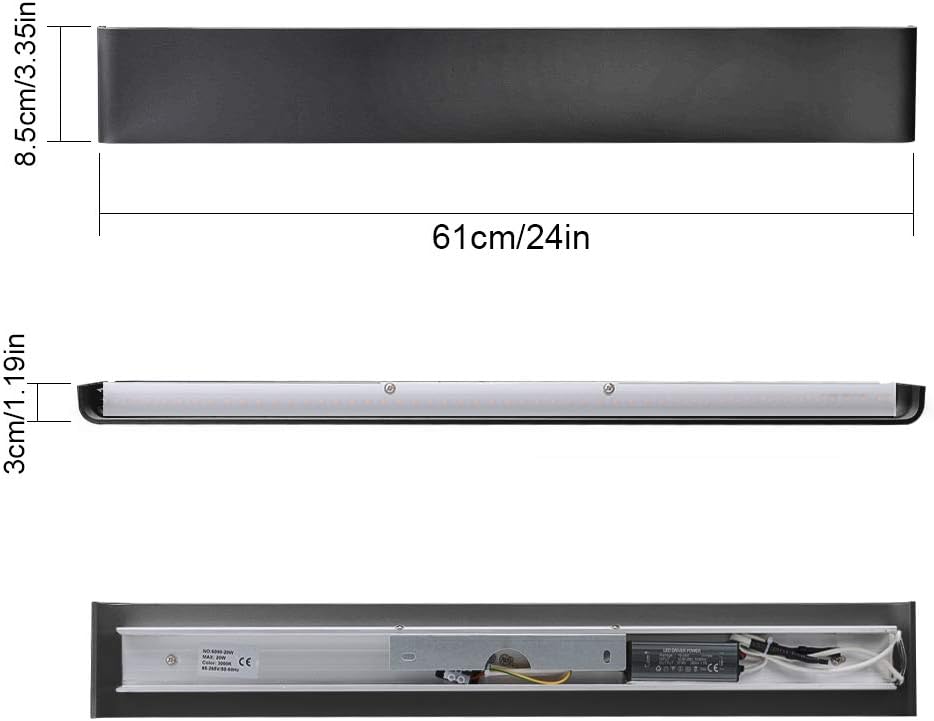 Aplique Pared LED 20W 3000K