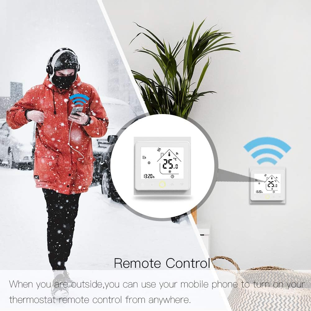 Termostato WiFi MOES Smart 5A