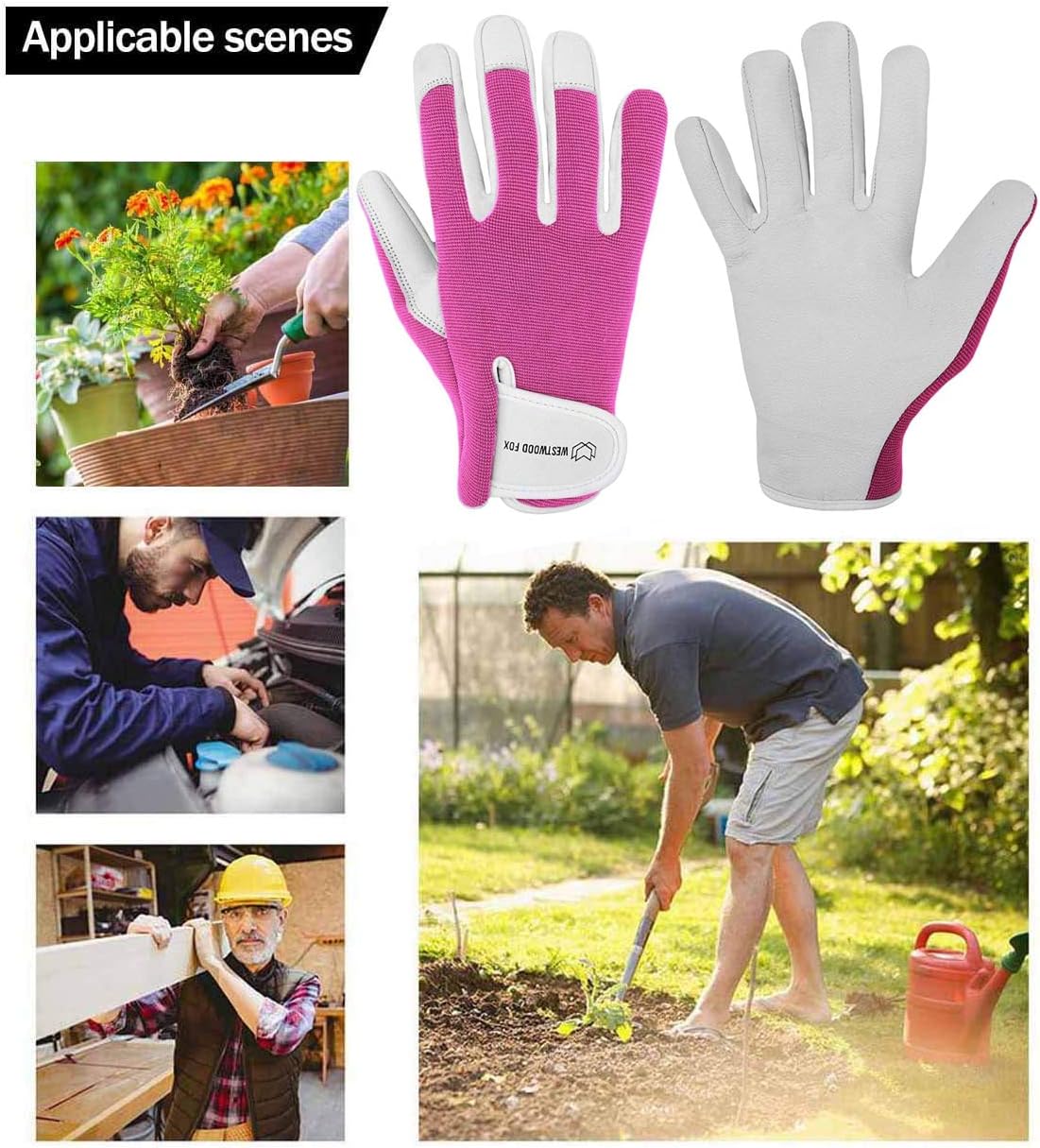 Guantes de jardín a prueba de espinas
