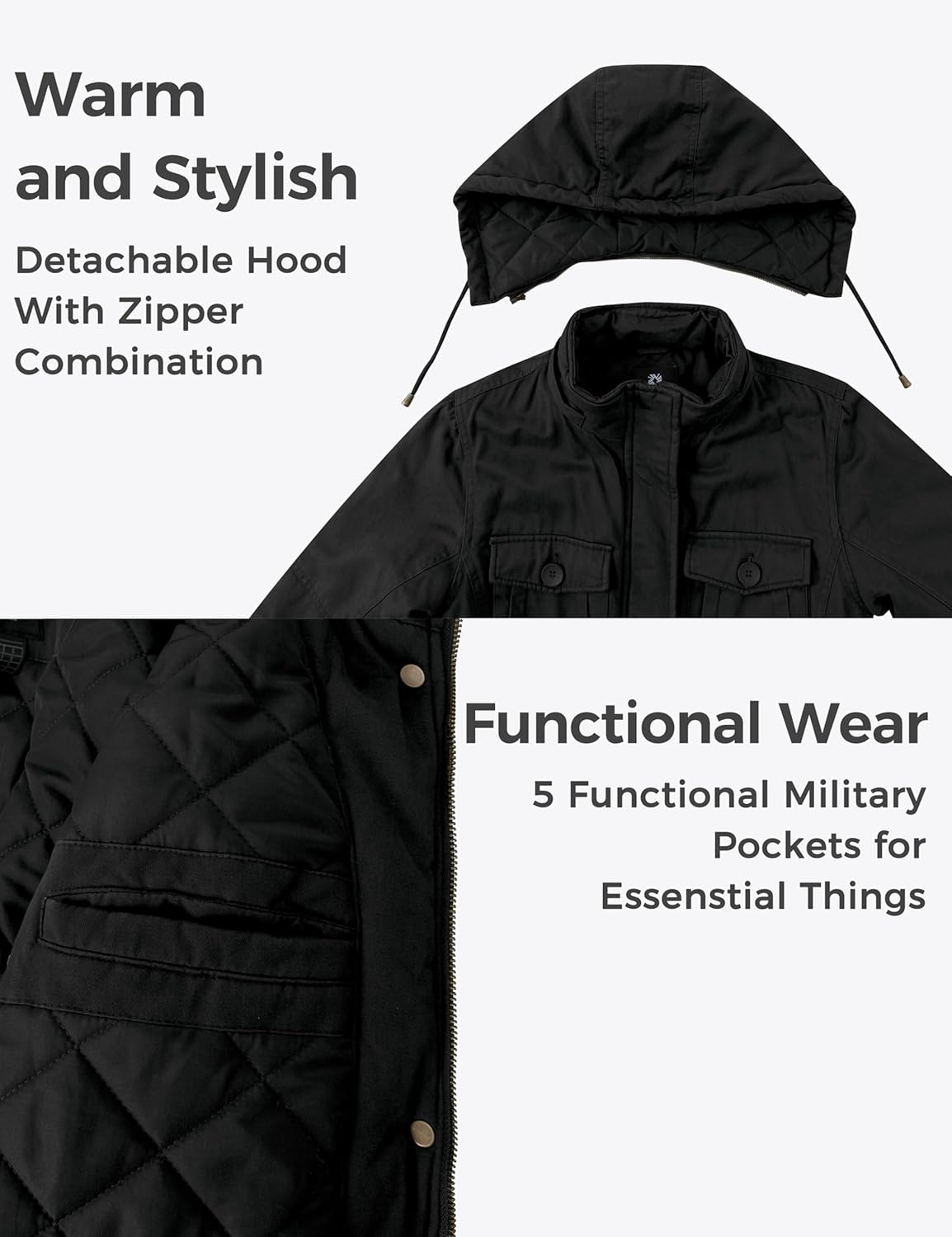 Chaqueta clásica de invierno