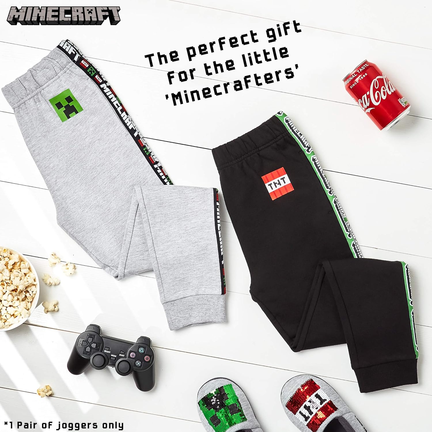 Pantalón Chándal Minecraft Niño