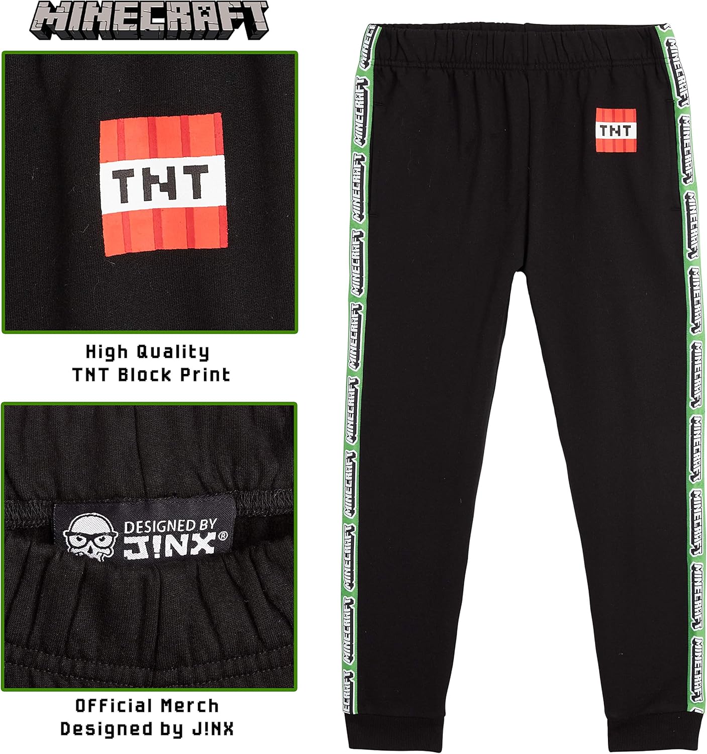 Pantalón Chándal Minecraft Niño