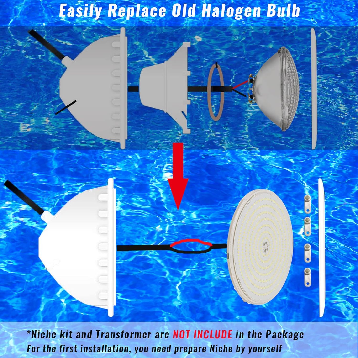Foco LED para Piscina 35W