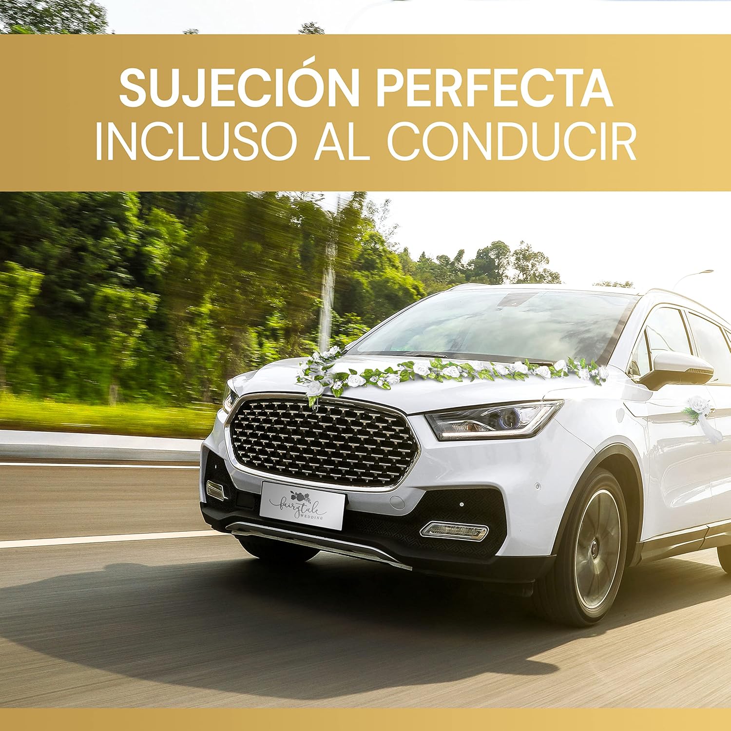 Decoración de Coche de Boda