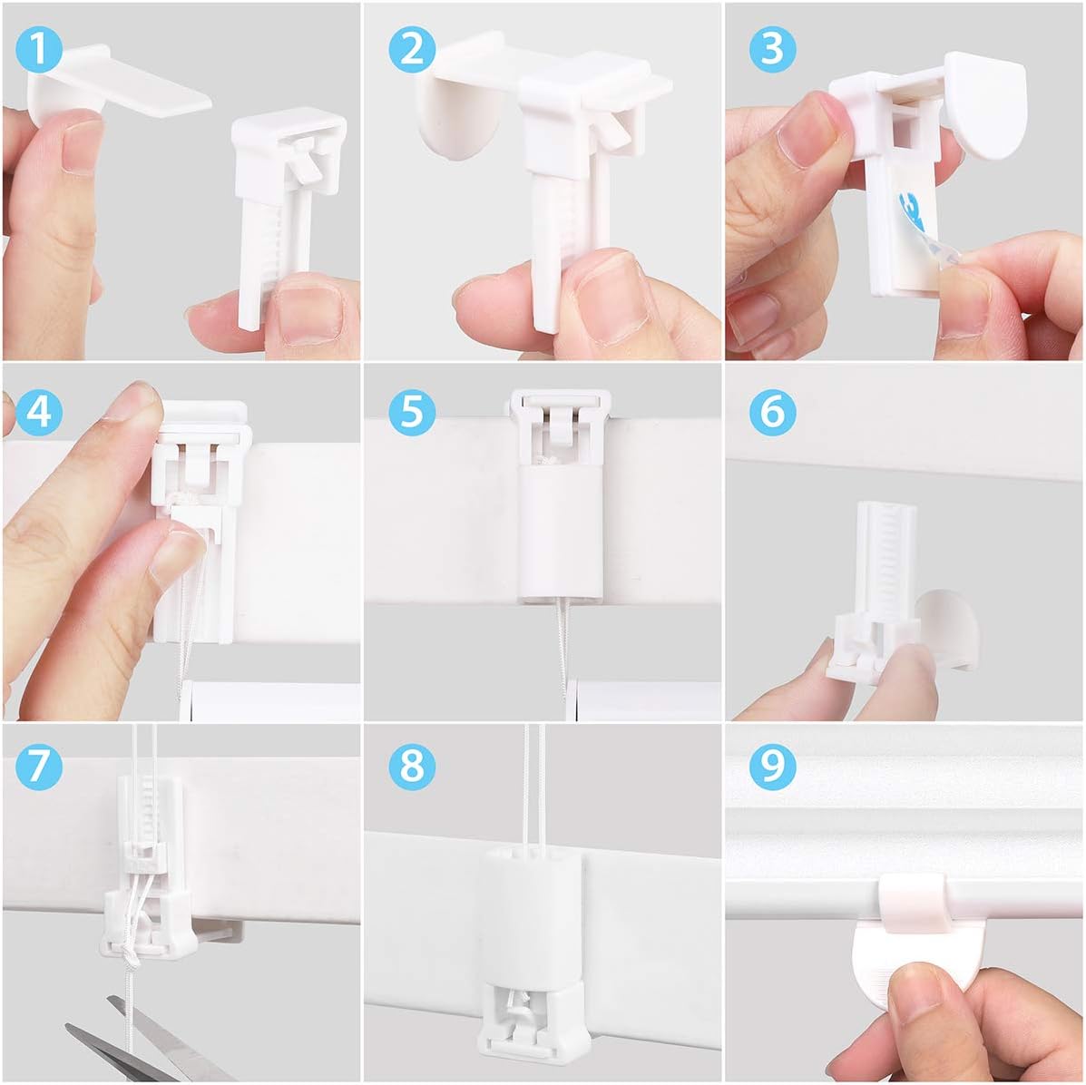 Cortina Plisada Sekey Blanca