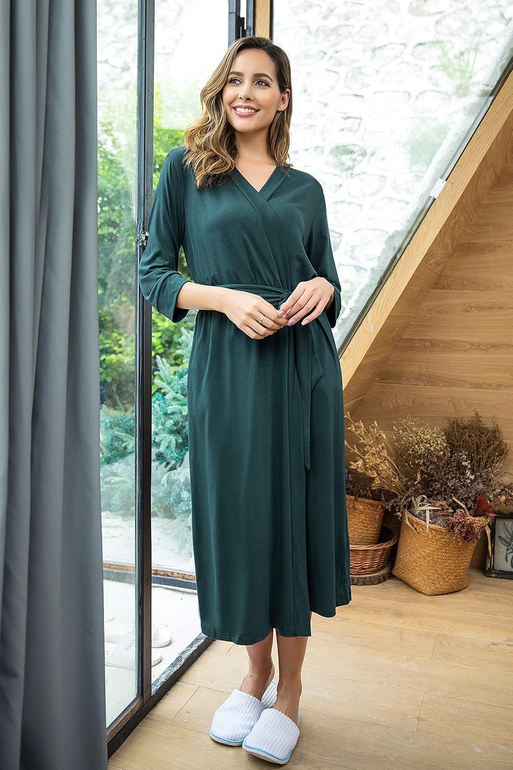 Batín de mujer estilo kimono