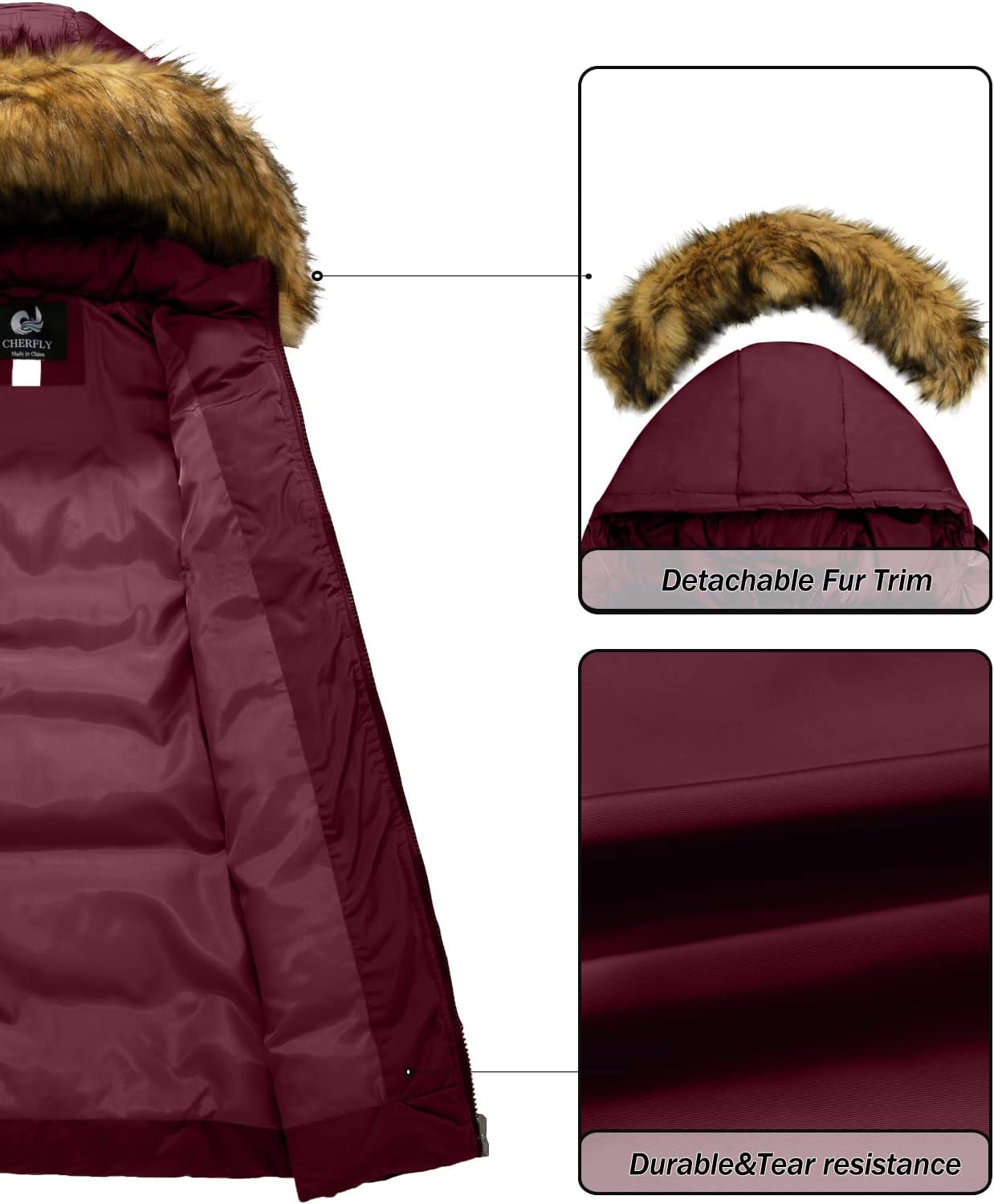 Abrigo de Invierno Mujer CHERFLY