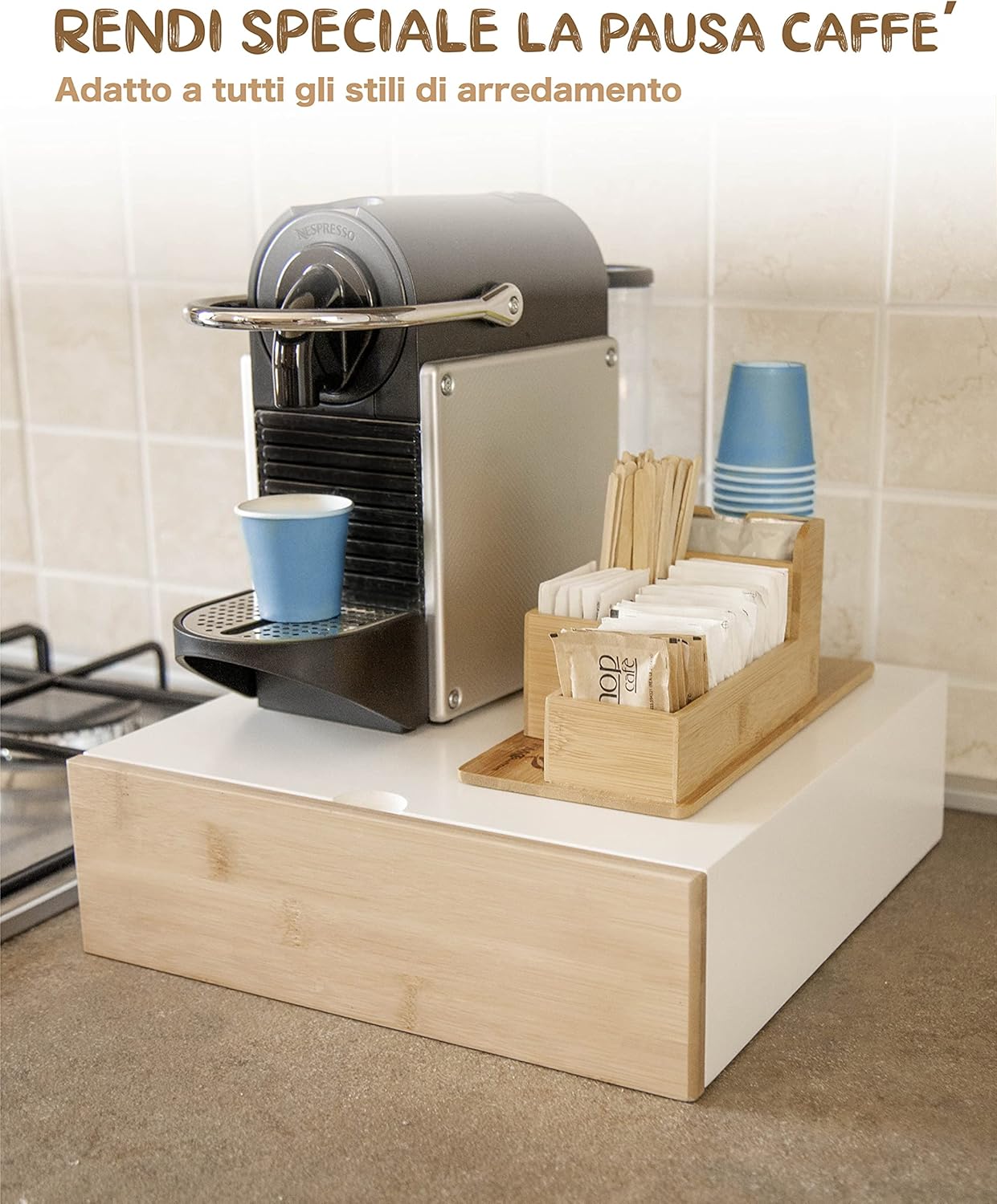 Cajón dispensador de cápsulas