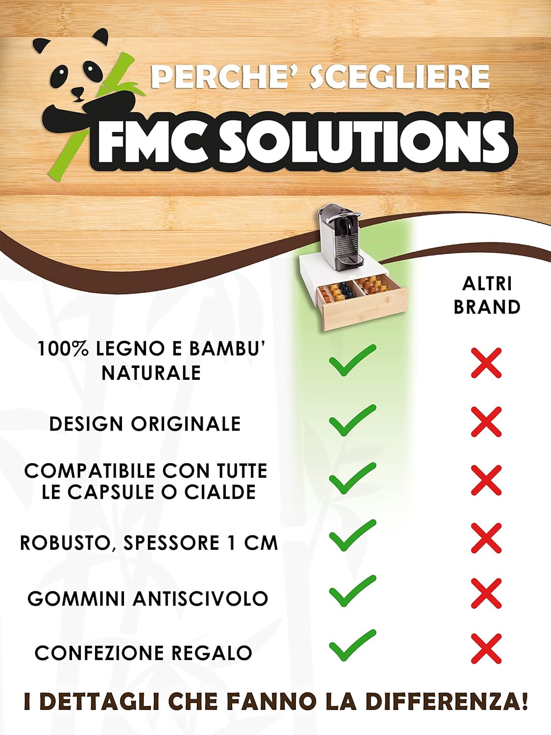 Cajón dispensador de cápsulas