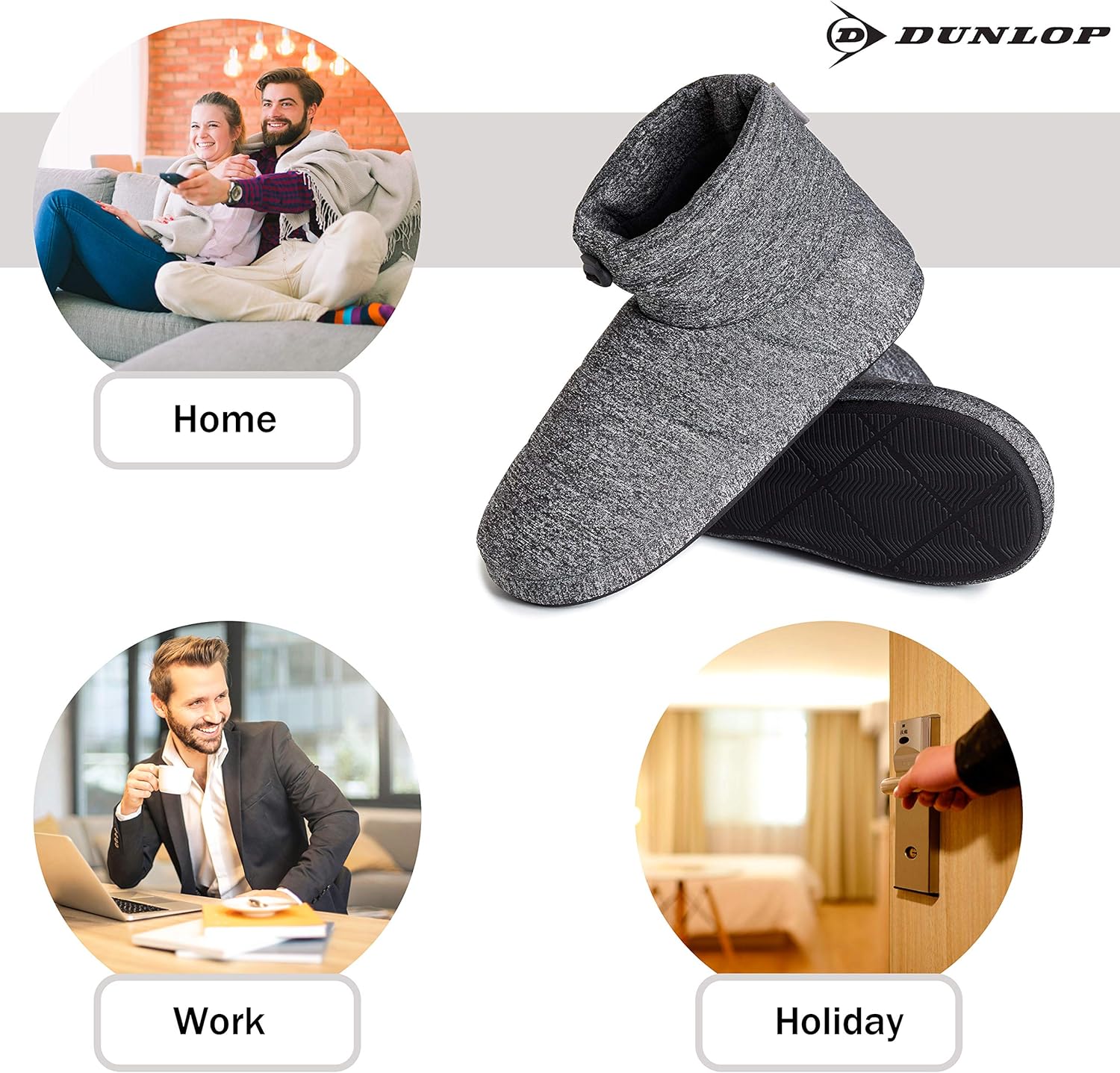 Pantuflas Hombre DUNLOP Altas