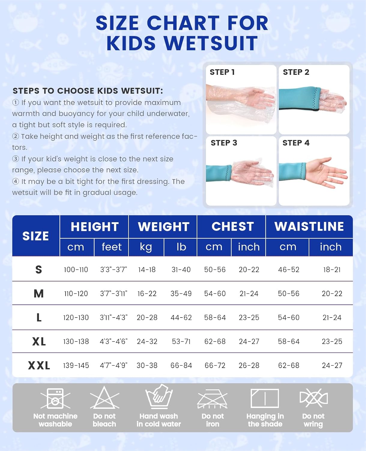 Traje de Neopreno Gogokids 2.5mm