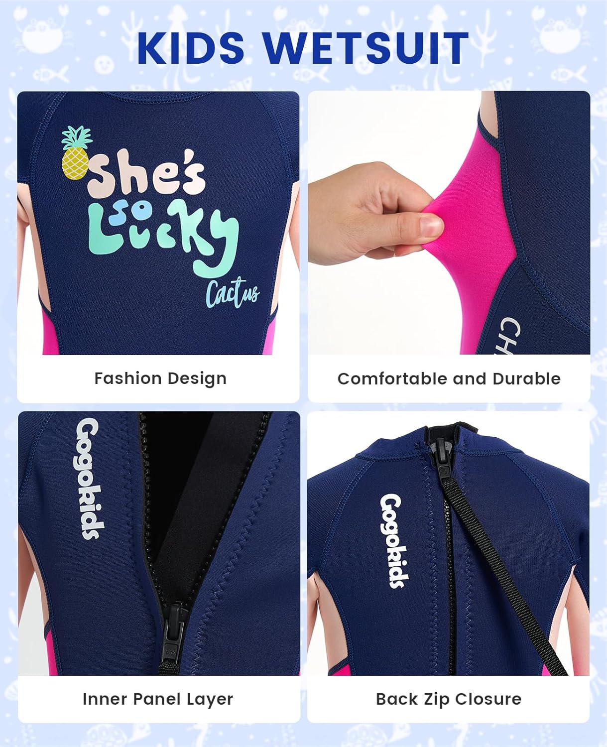 Traje de Neopreno Gogokids 2.5mm