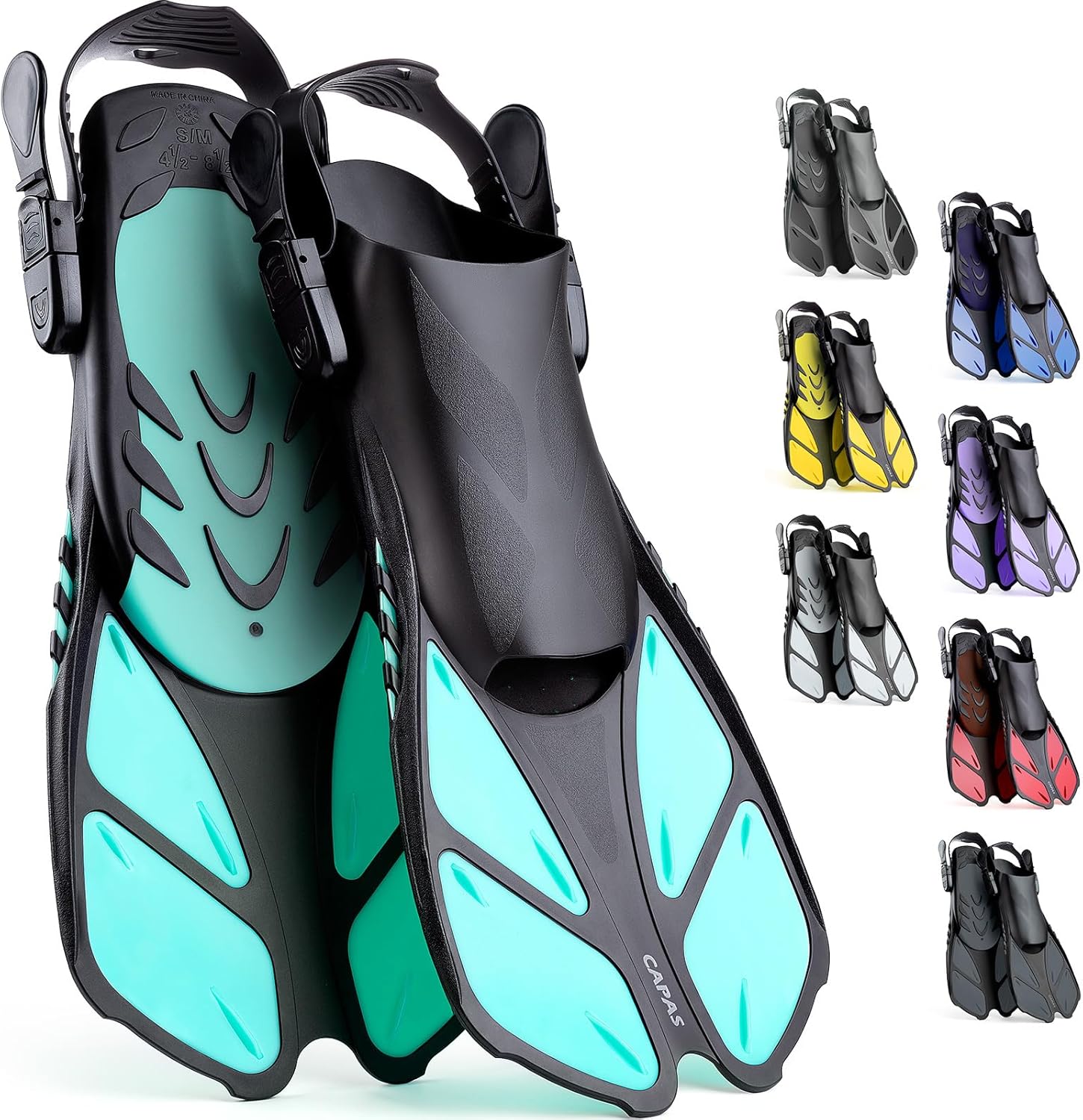 Aletas Snorkel Ajustables Cortas