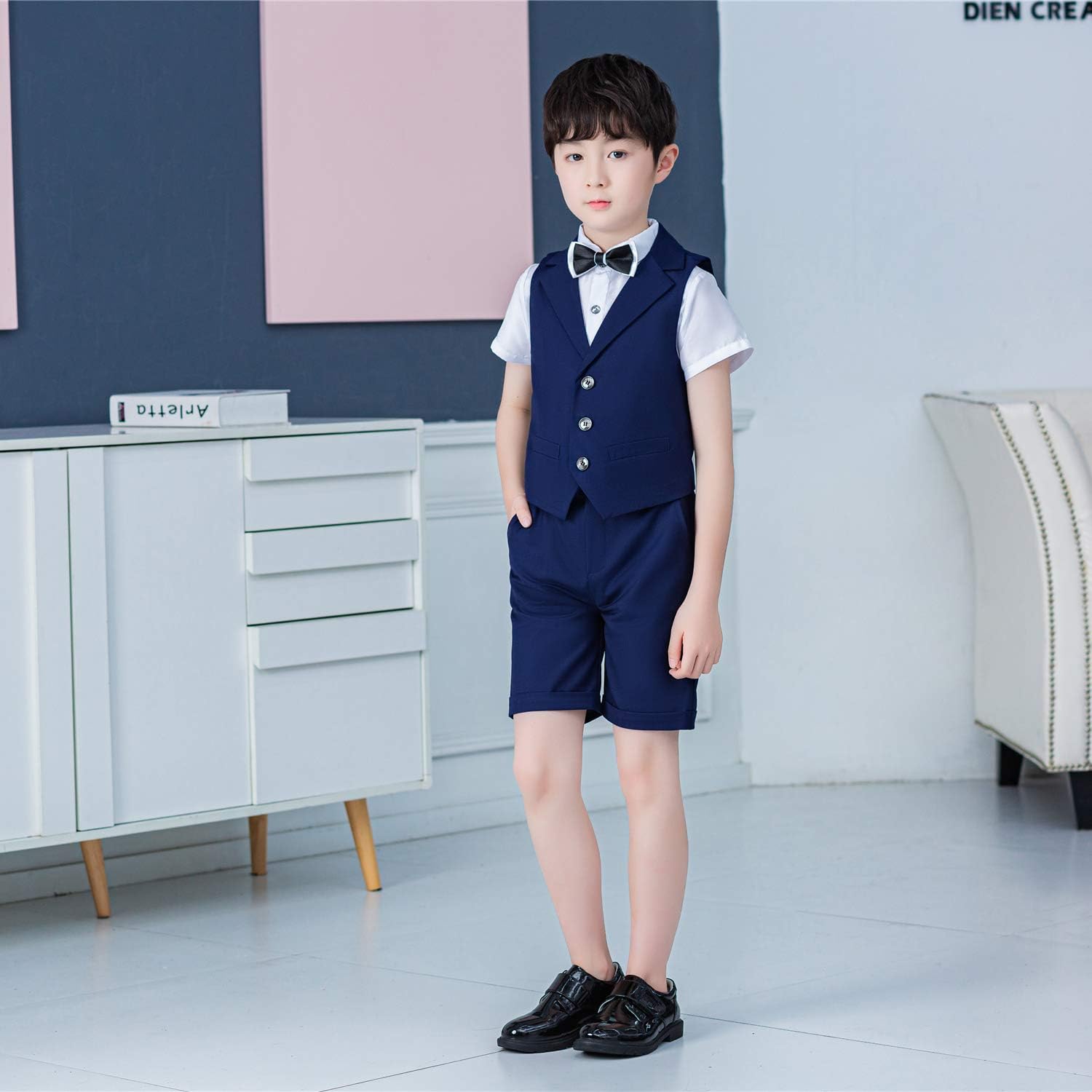 Traje Corto Niños 4 Piezas