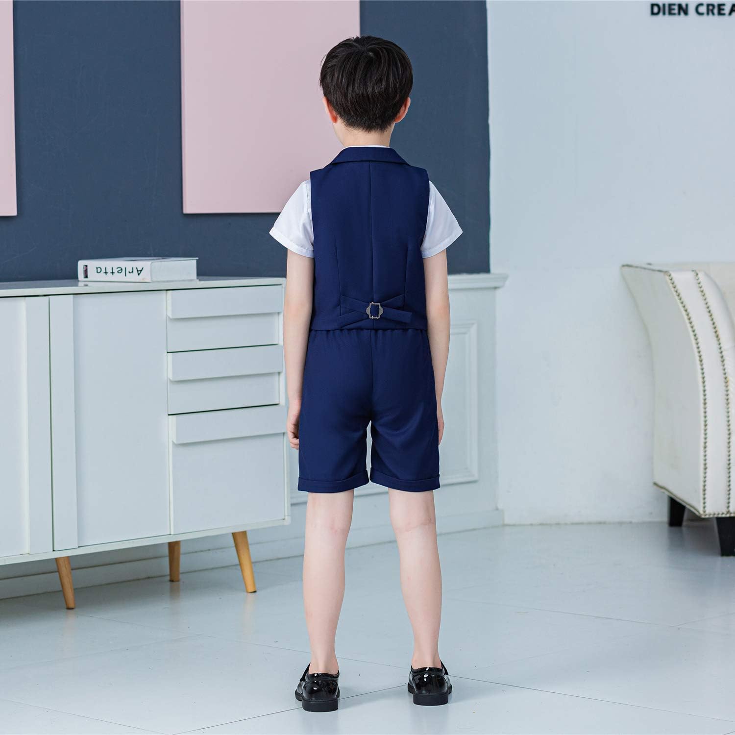 Traje Corto Niños 4 Piezas