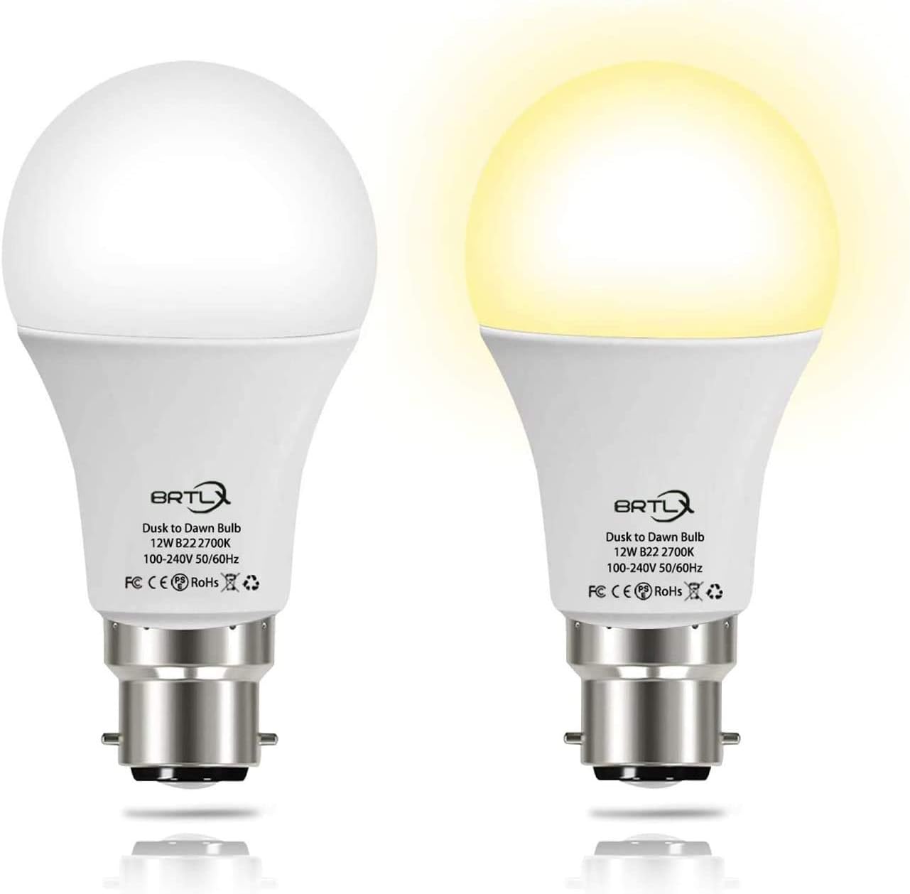 Bombilla LED B22 12W Sensor
