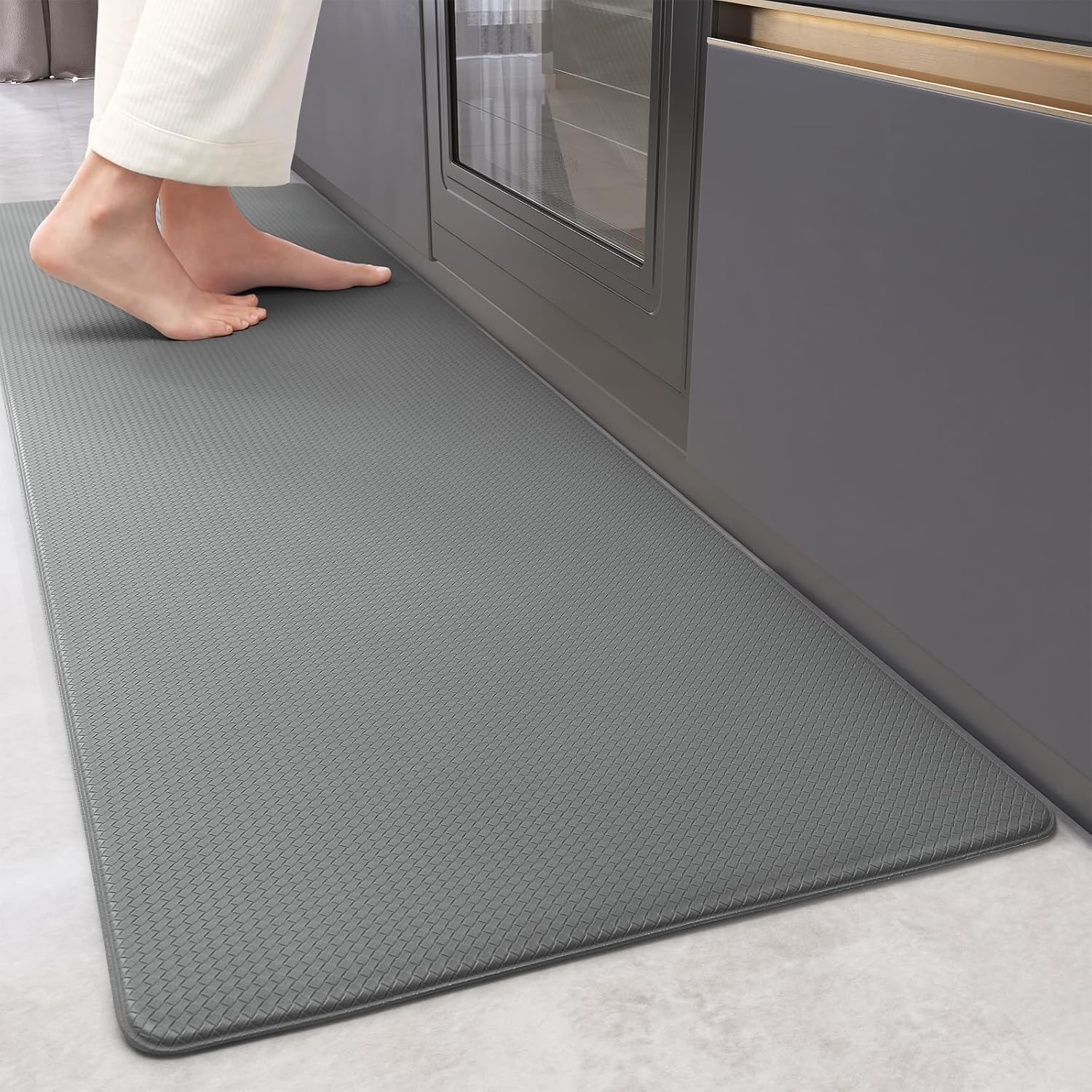 Alfombrilla Antifatiga Gris 44x200