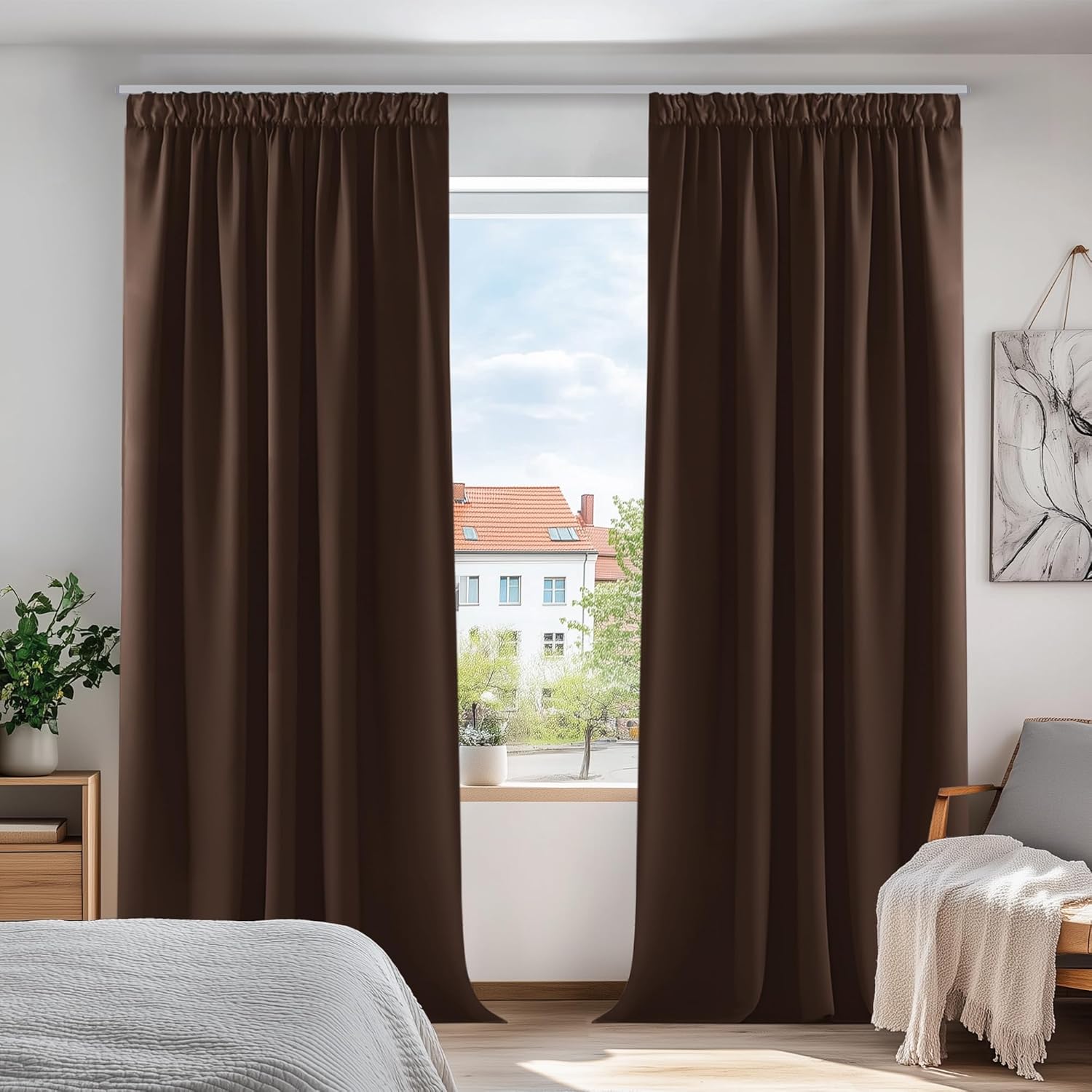 Cortinas Térmicas Chocolate 140x220