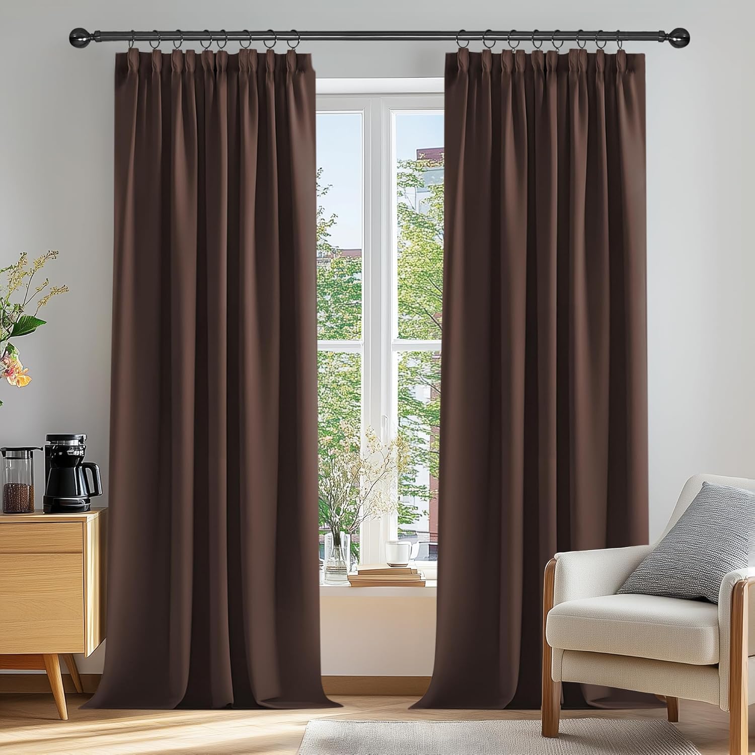 Cortinas Térmicas Chocolate 140x220