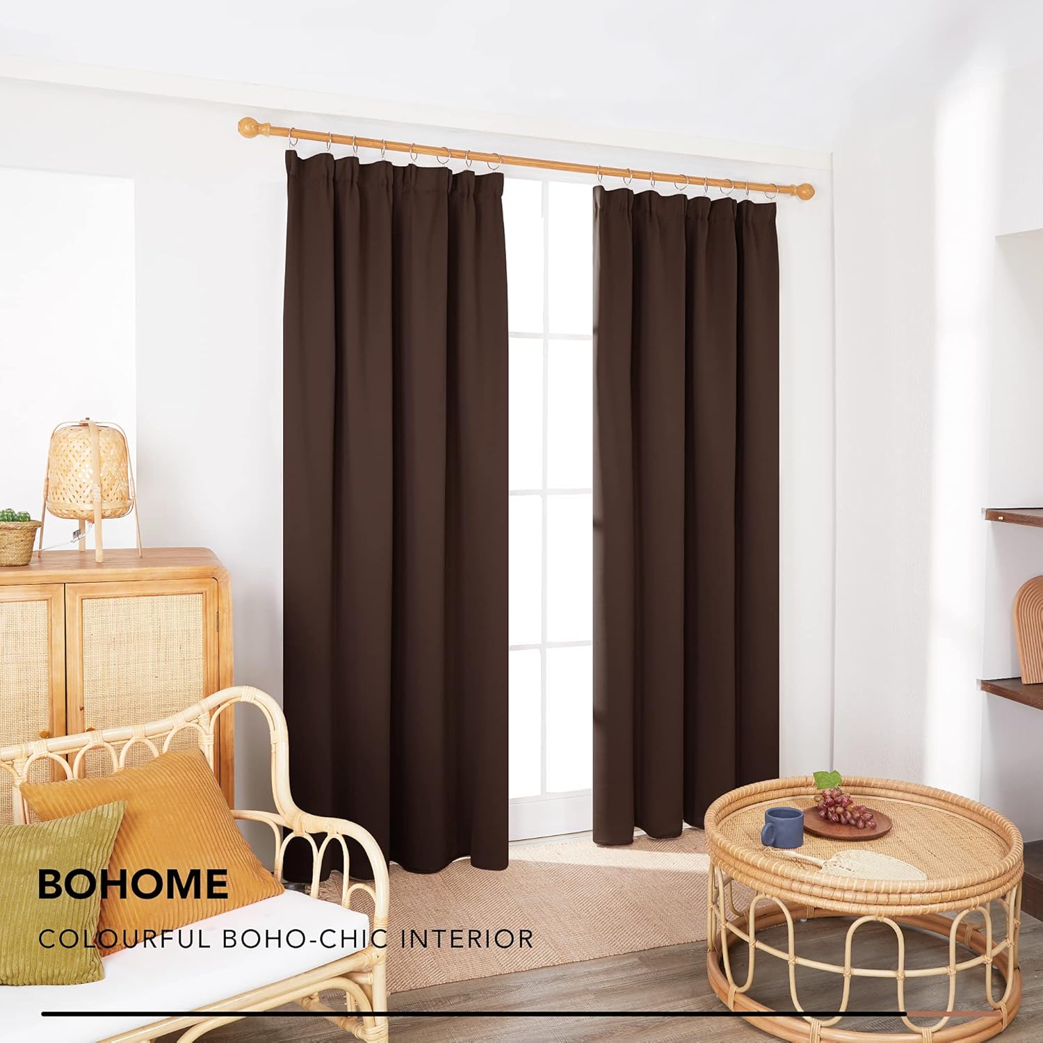 Cortinas Térmicas Chocolate 140x220