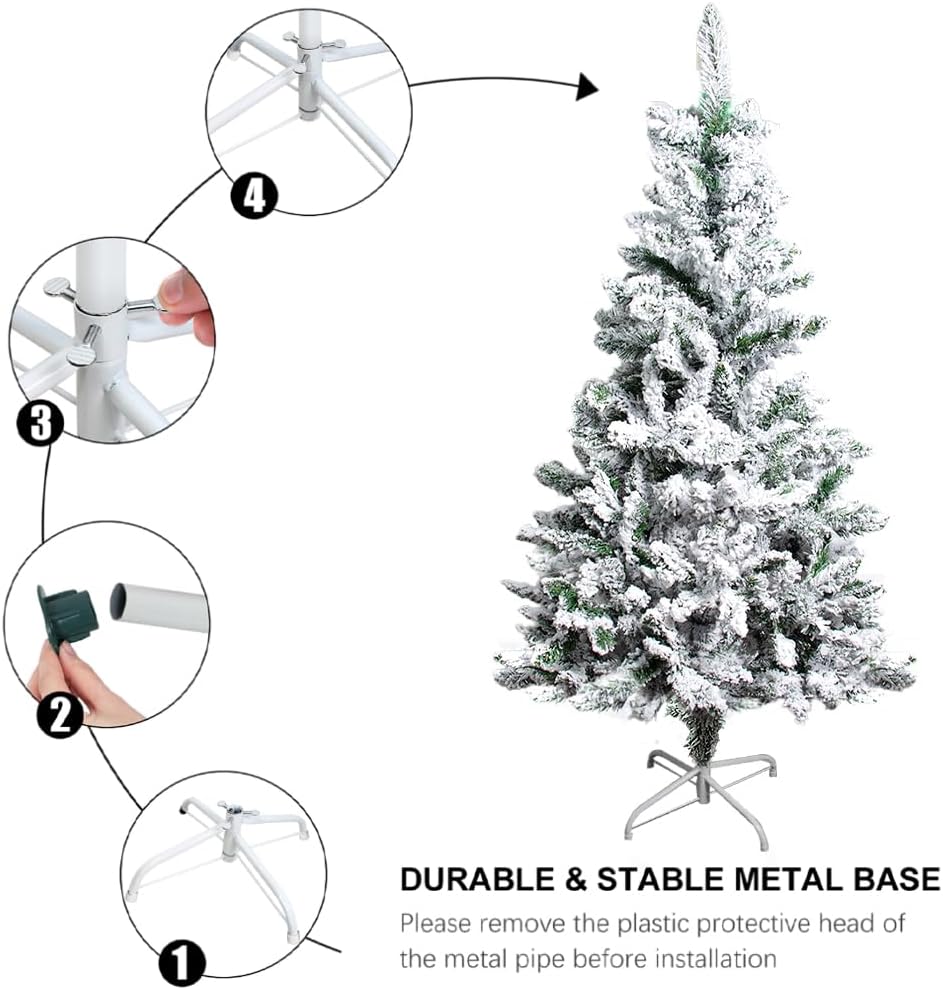 Árbol de Navidad 120cm Nevado