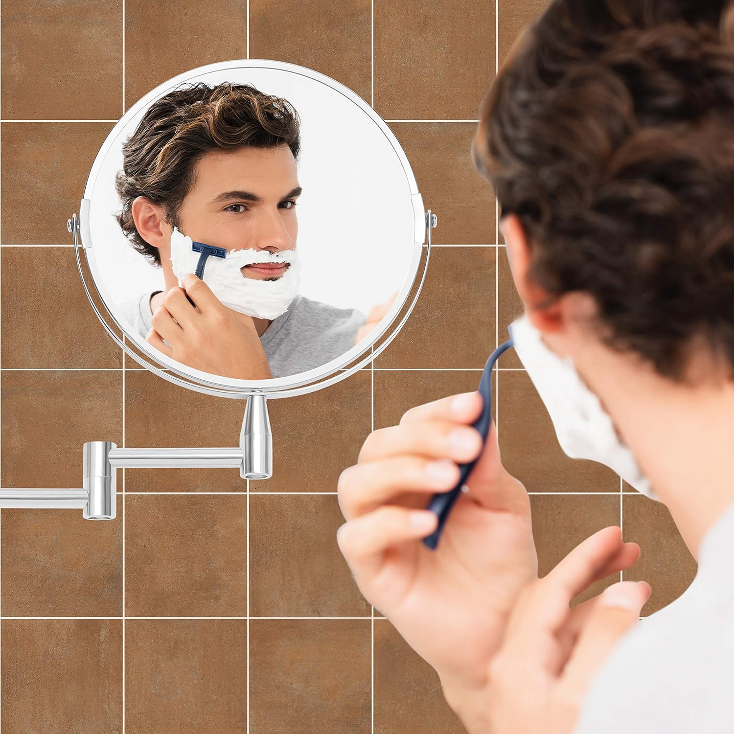 Espejo Pared Extensible 360°