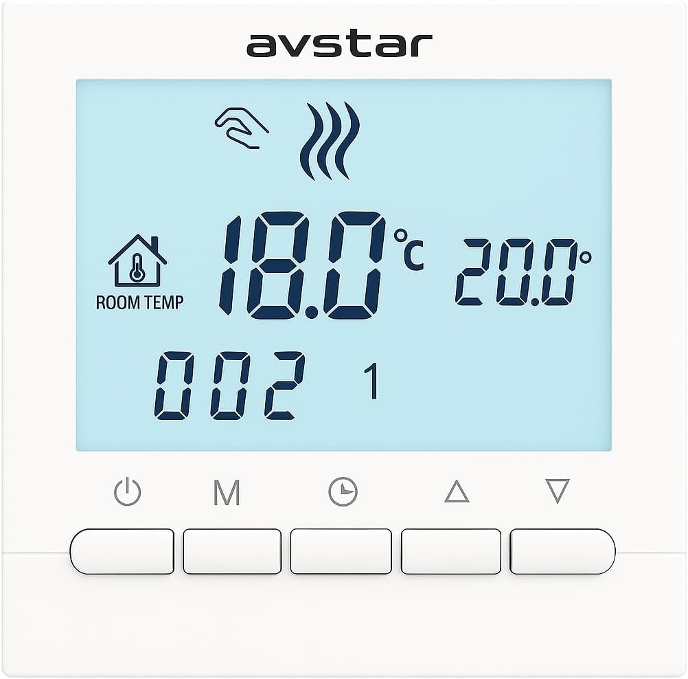 Termostato Digital AVStar Blanco