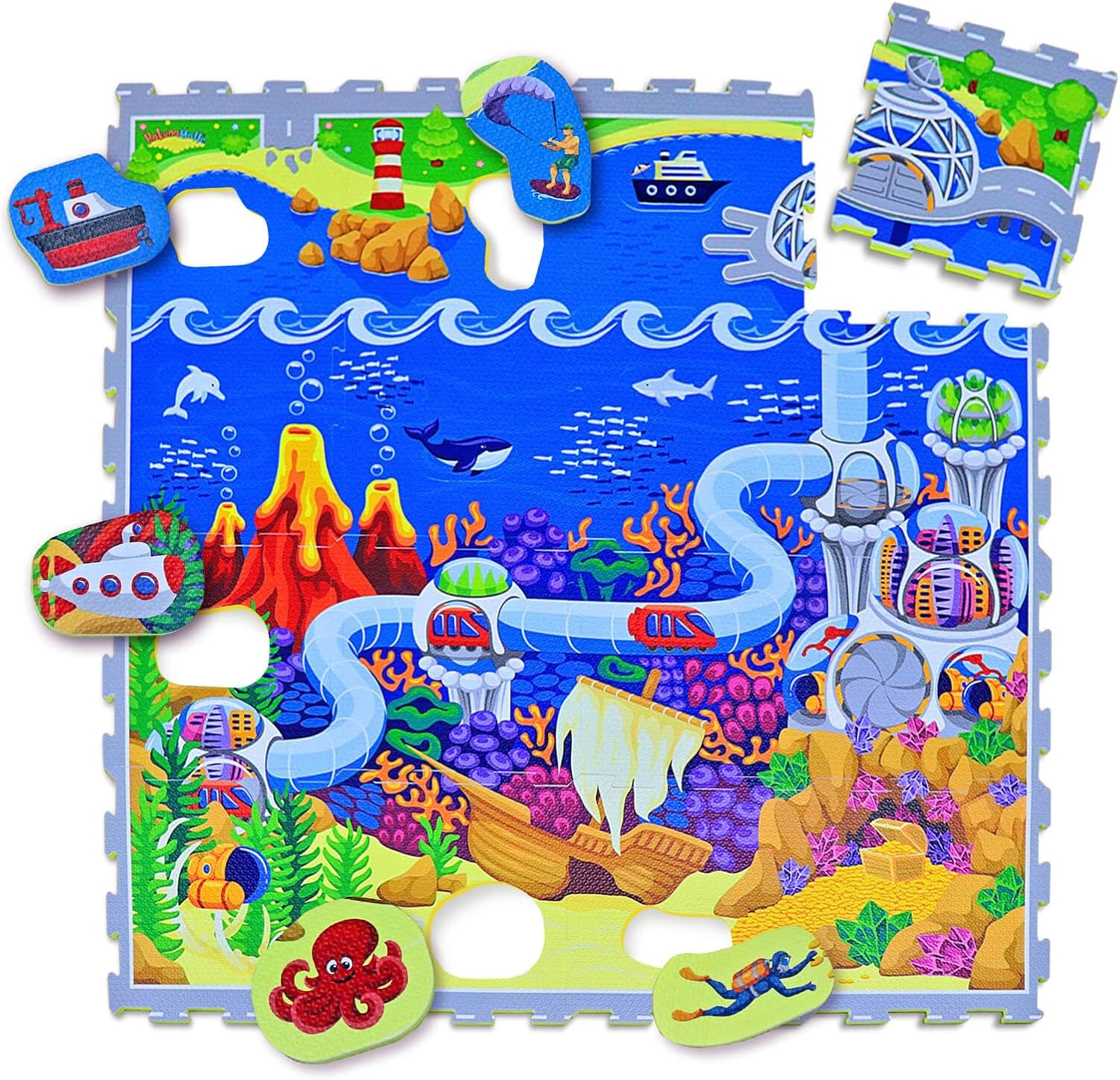 Alfombra Puzzle Infantil Coches