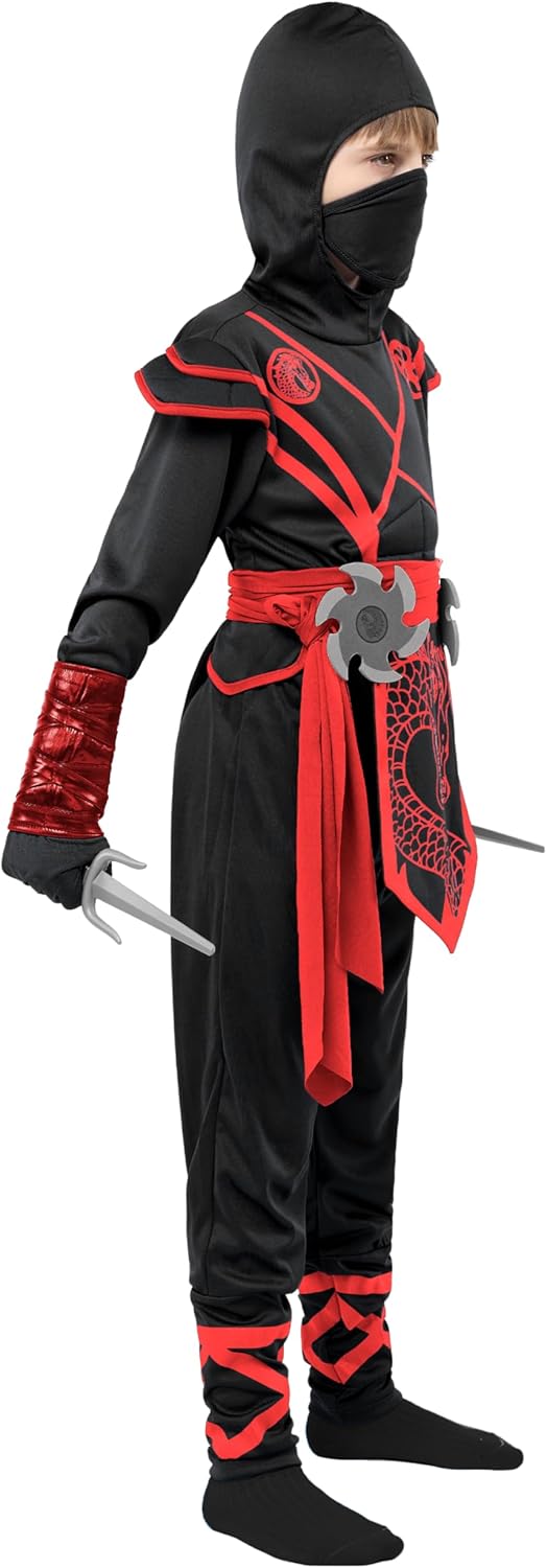 Disfraz de Ninja Dragón Rojo