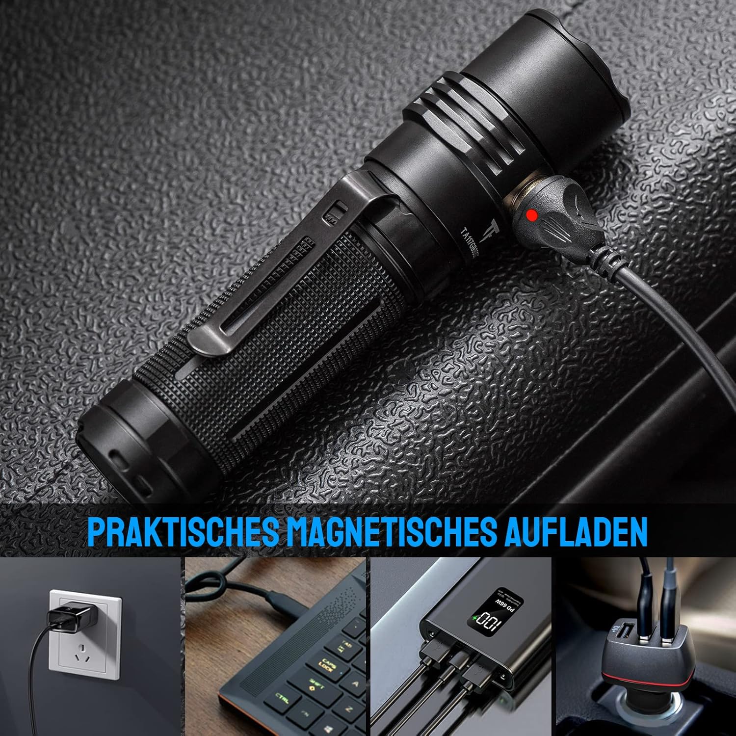 Linterna LED CREE XHP50 2500 lúmenes